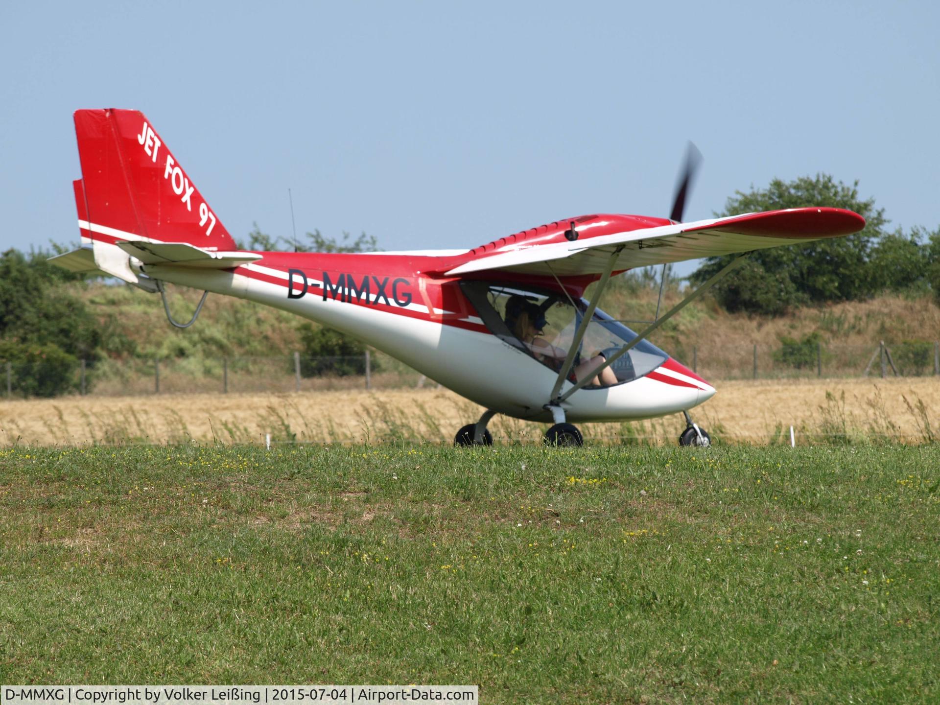 D-MMXG, Euro Ala Jet Fox, on the runway
at DE-0361 Mellenthin