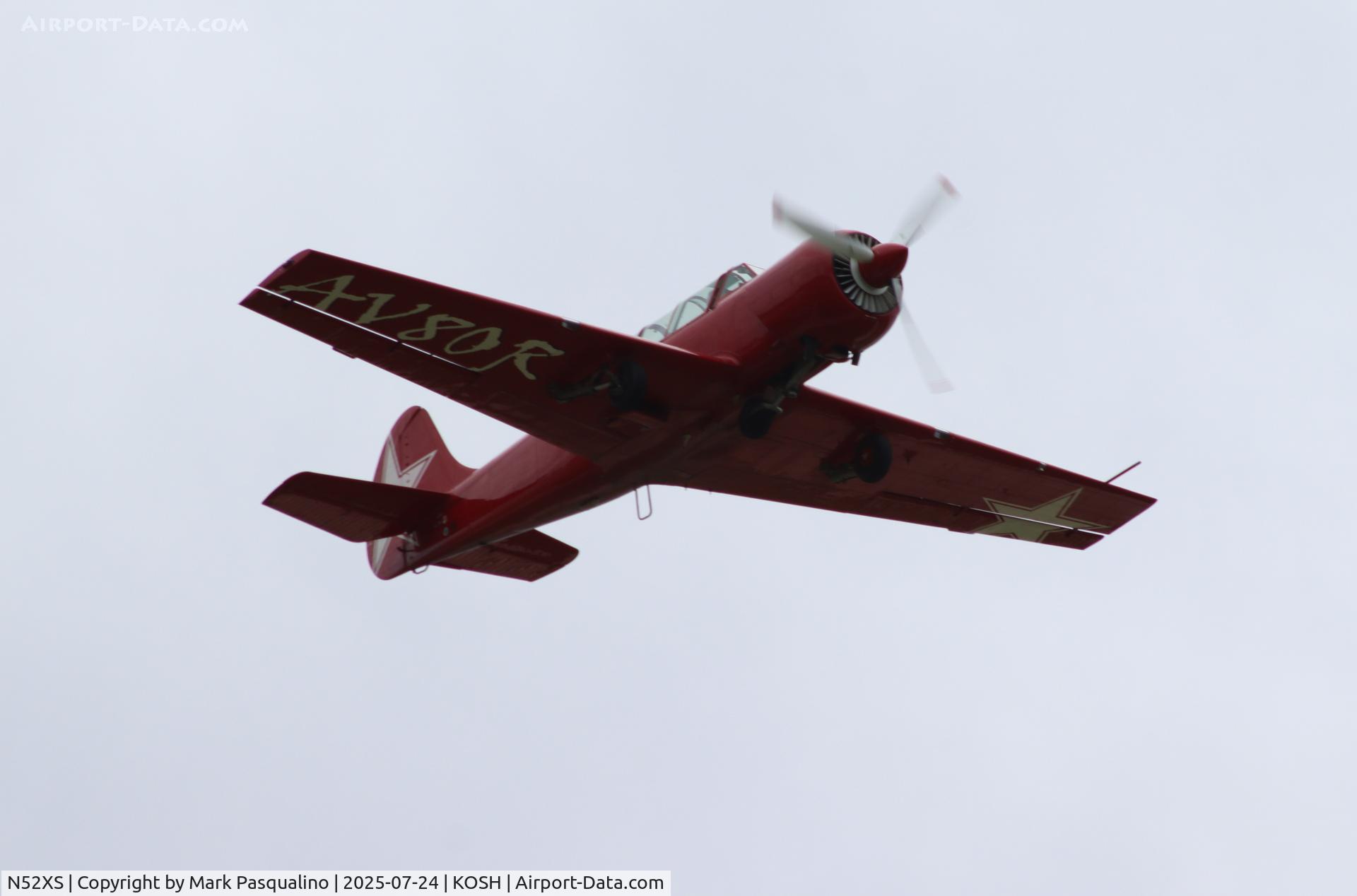N52XS, Yakovlev (Aerostar) Yak-52W C/N 9912203, Yak-52W