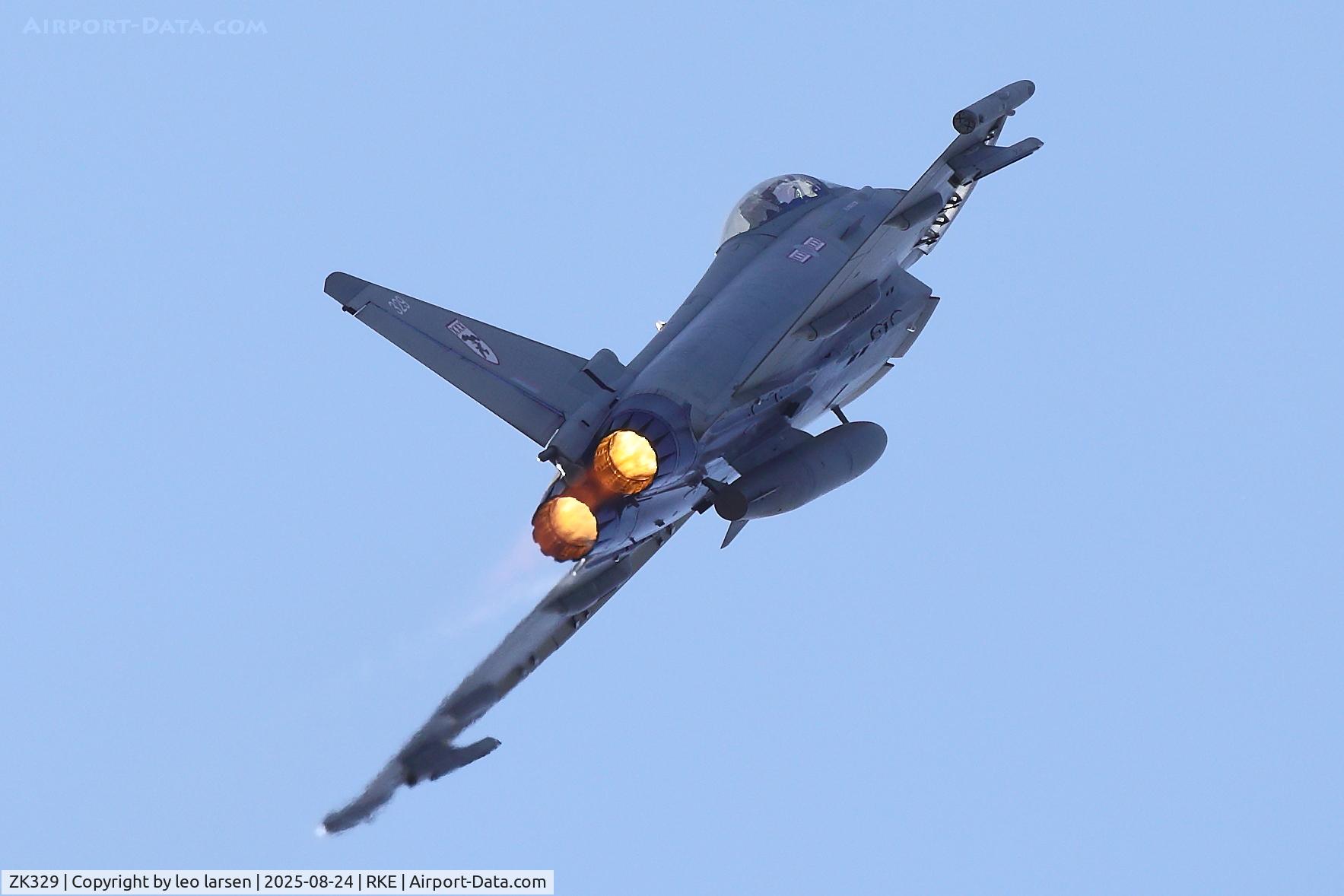 ZK329, 2012 Eurofighter EF-2000 Typhoon FGR4 C/N BS090/342, Roskilde Air Show 24.8.2025