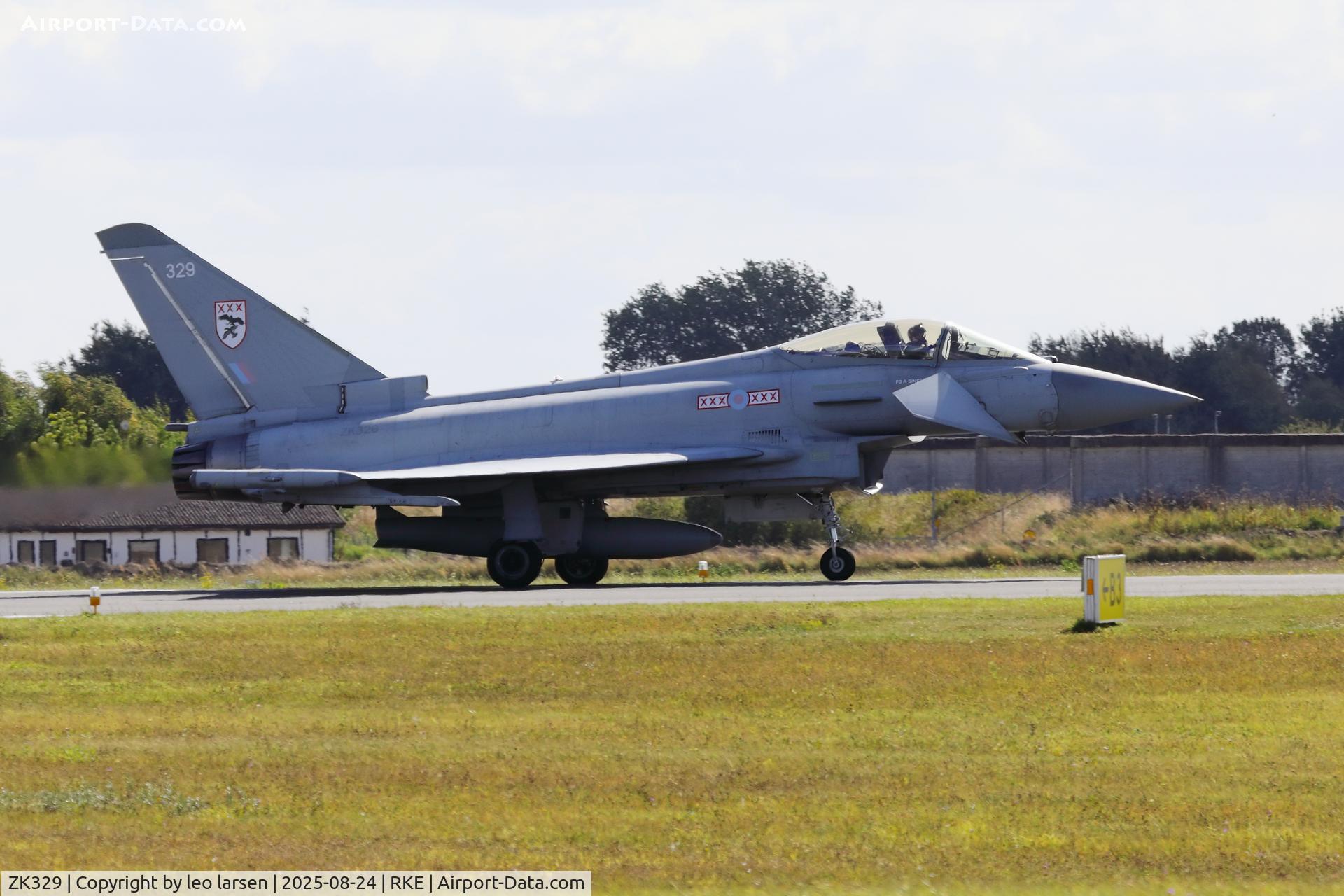 ZK329, 2012 Eurofighter EF-2000 Typhoon FGR4 C/N BS090/342, Roskilde Air Show 24.8.2025