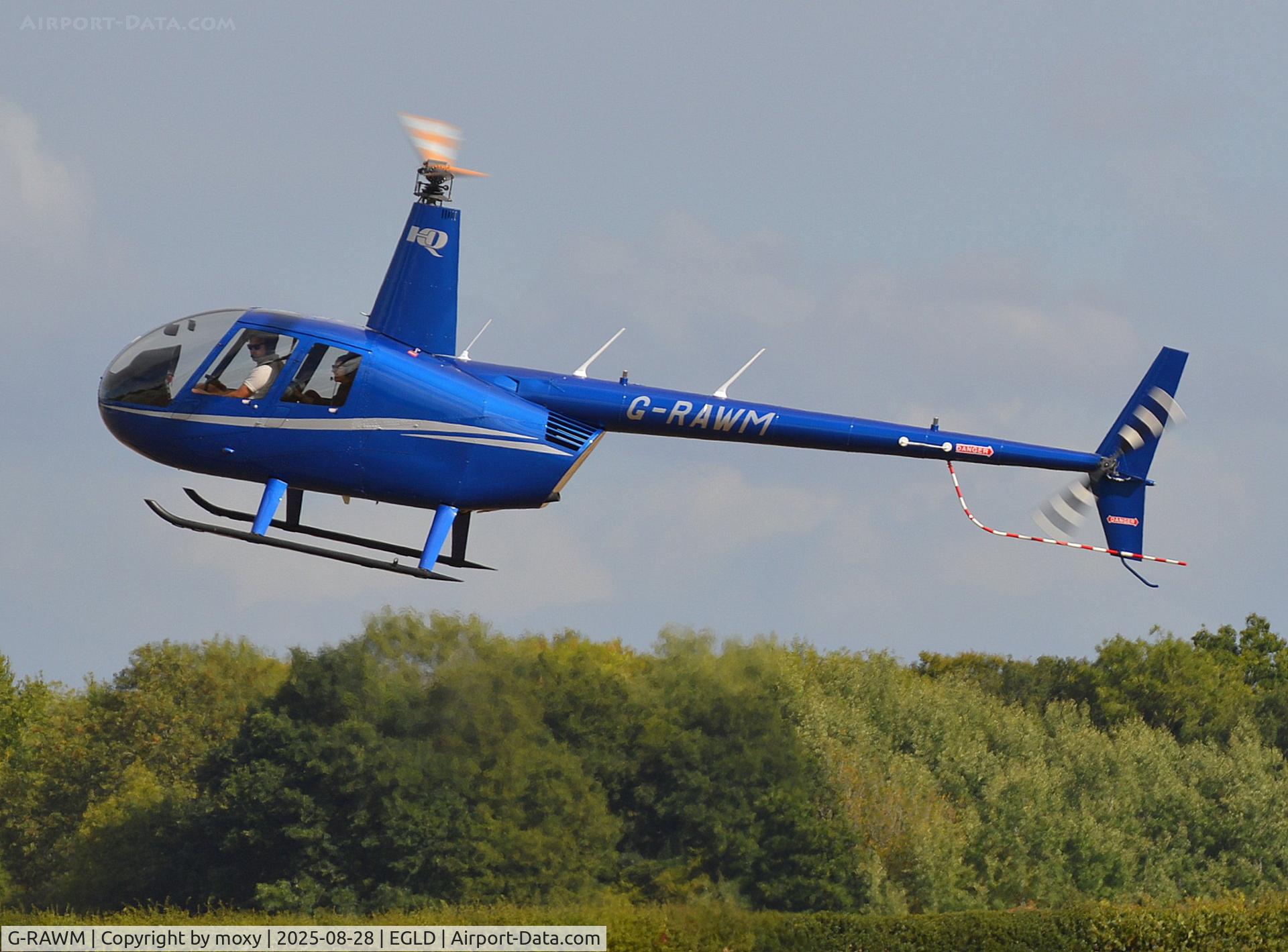 G-RAWM, 2022 Robinson R44 Raven II C/N 14561, Robinson R44 Raven II at Denham.