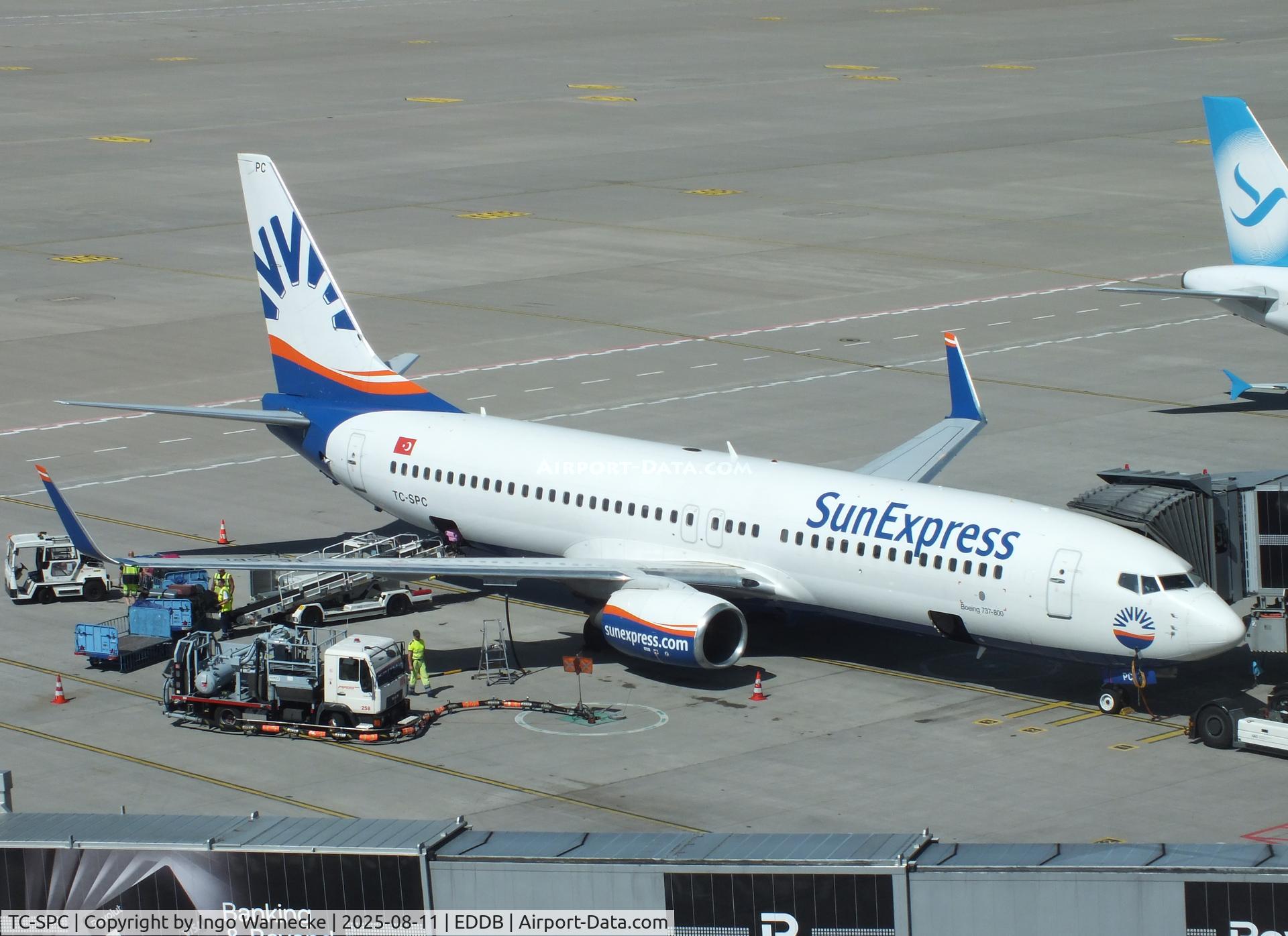 TC-SPC, 2011 Boeing 737-8AS C/N 34984, Boeing 737-8AS of SunExpress at Berlin-Brandenburg airport