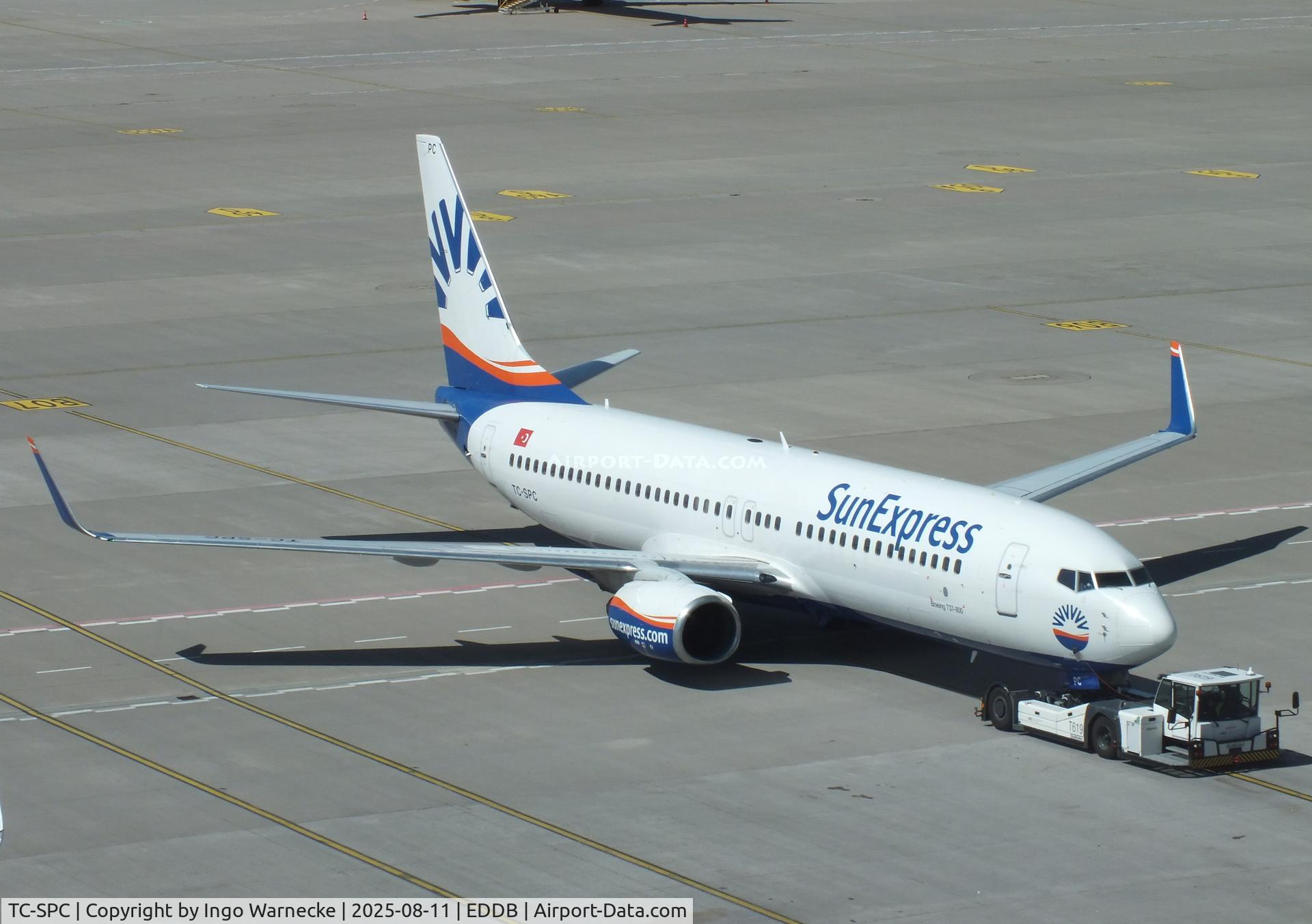 TC-SPC, 2011 Boeing 737-8AS C/N 34984, Boeing 737-8AS of SunExpress at Berlin-Brandenburg airport