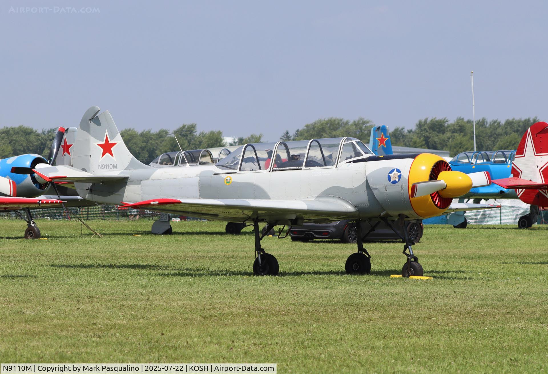 N9110M, 1986 Yakovlev Yak-52 C/N 866112, Yak-52
