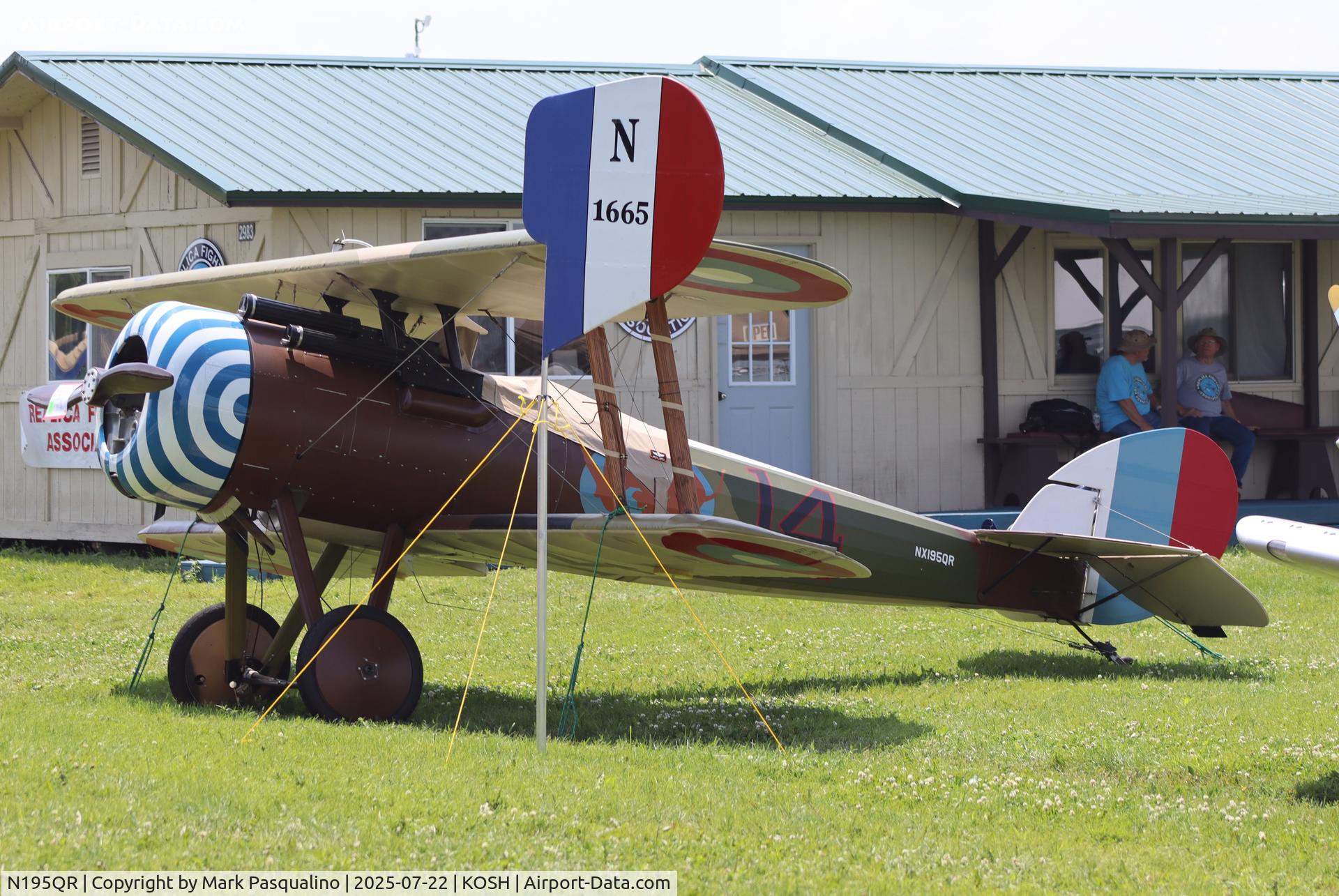 N195QR, 2018 ROBERT BRUCE MUNDIE MUNDIE NIEUPORT 28 C/N 20110501, Nieuport 28 (Replica)