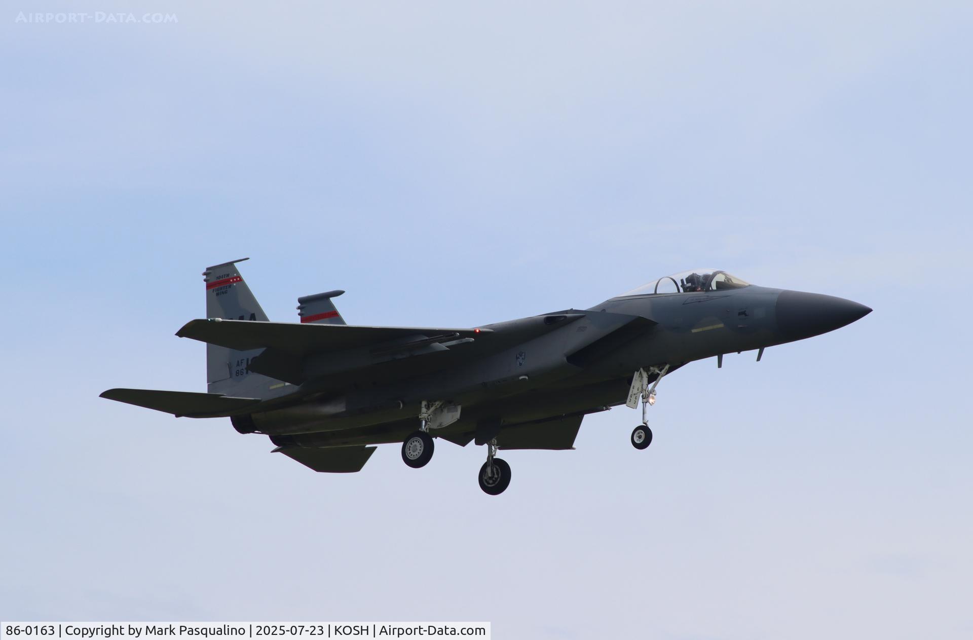 86-0163, 1986 McDonnell Douglas F-15C Eagle C/N 1010/C391, McDonnell Douglas F-15C