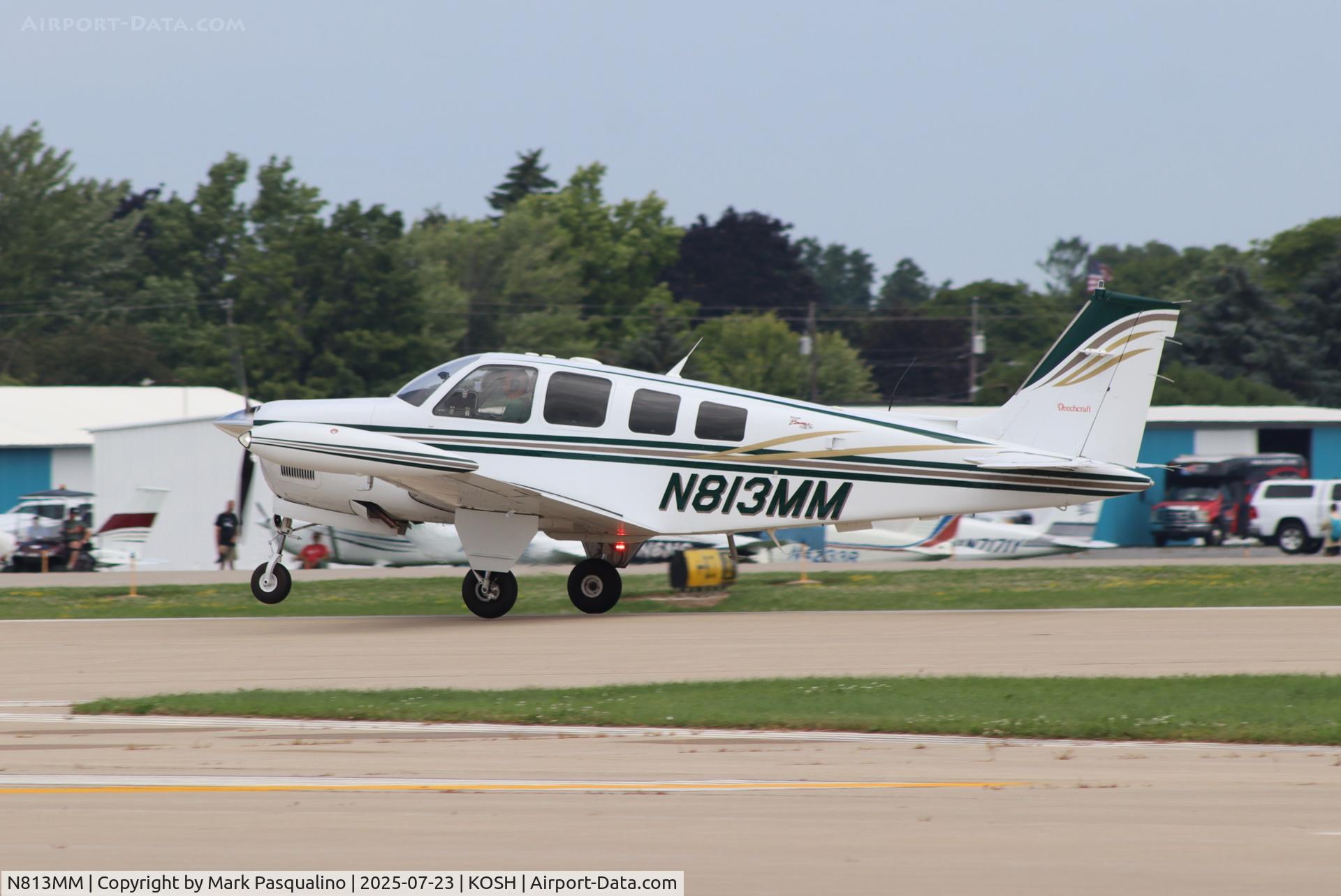 N813MM, 2000 Raytheon Aircraft Company A36 Bonanza C/N E-3342, Beech A36