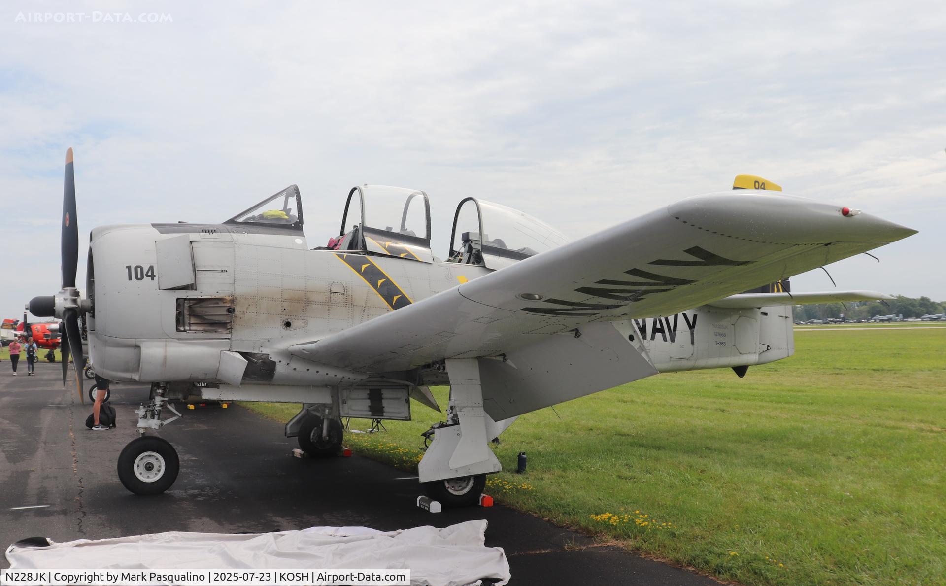 N228JK, 1955 North American T-28B Trojan C/N 200-31 (137668), North American T-28B