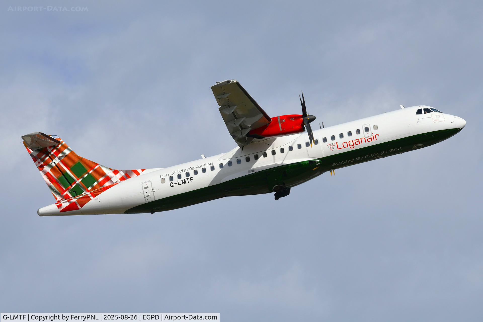 G-LMTF, 2012 ATR 72-600 C/N 1054, Loganair ATR72 in  