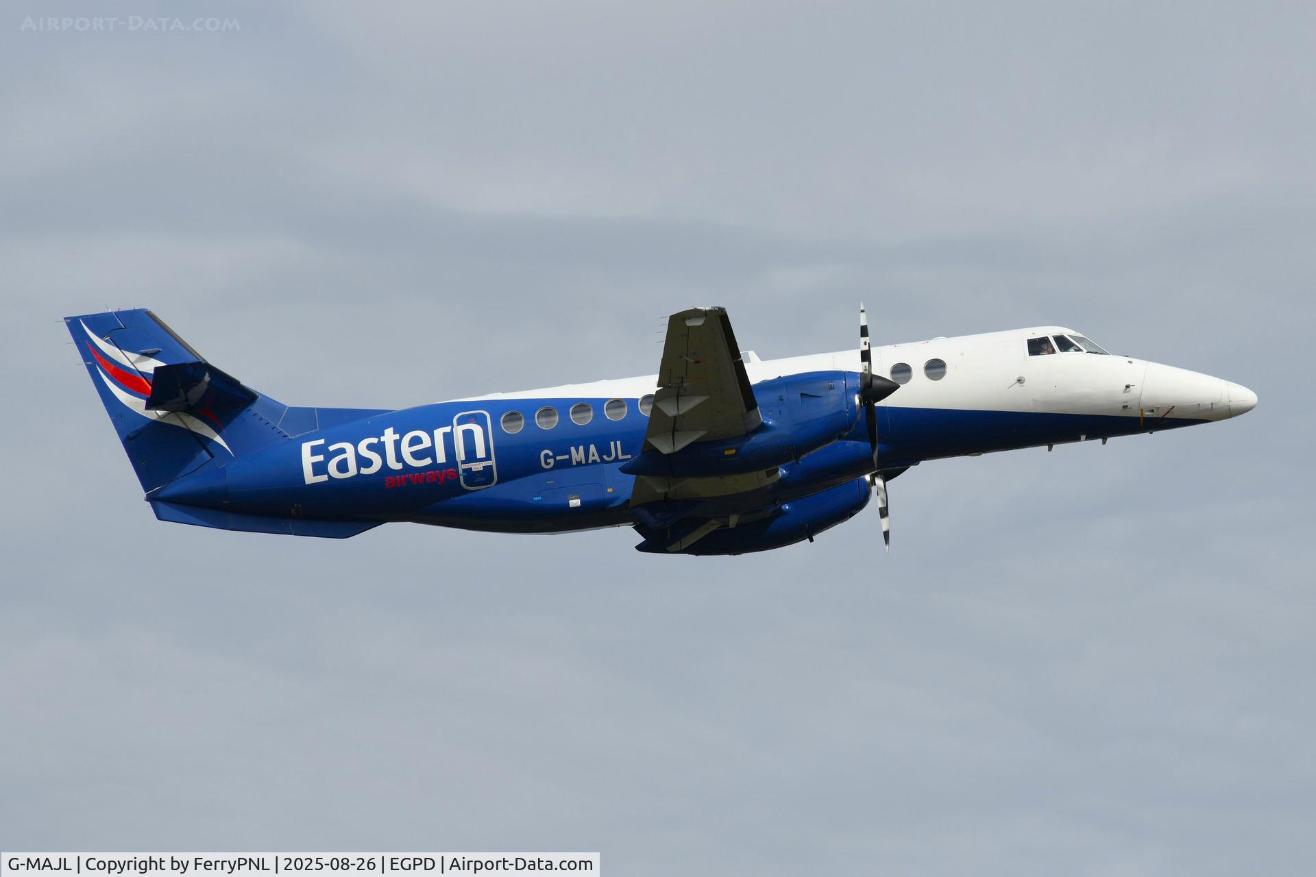G-MAJL, 1996 British Aerospace Jetstream 41 C/N 41087, Departure of Eastern Airways BAe41