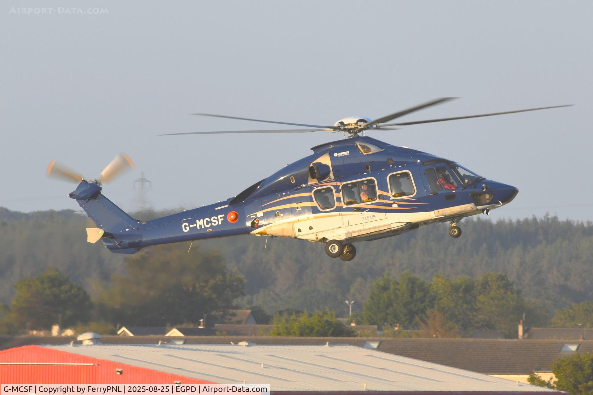 G-MCSF, 2016 Airbus Helicopters EC-175B C/N 5023, Departure of OHS EC-175B