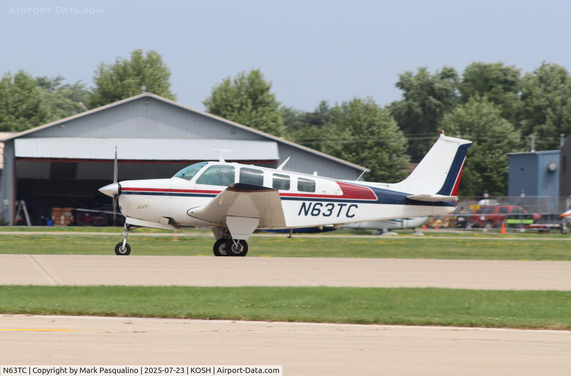 N63TC, 1972 Beech A36 Bonanza 36 C/N E-384, Beech A36