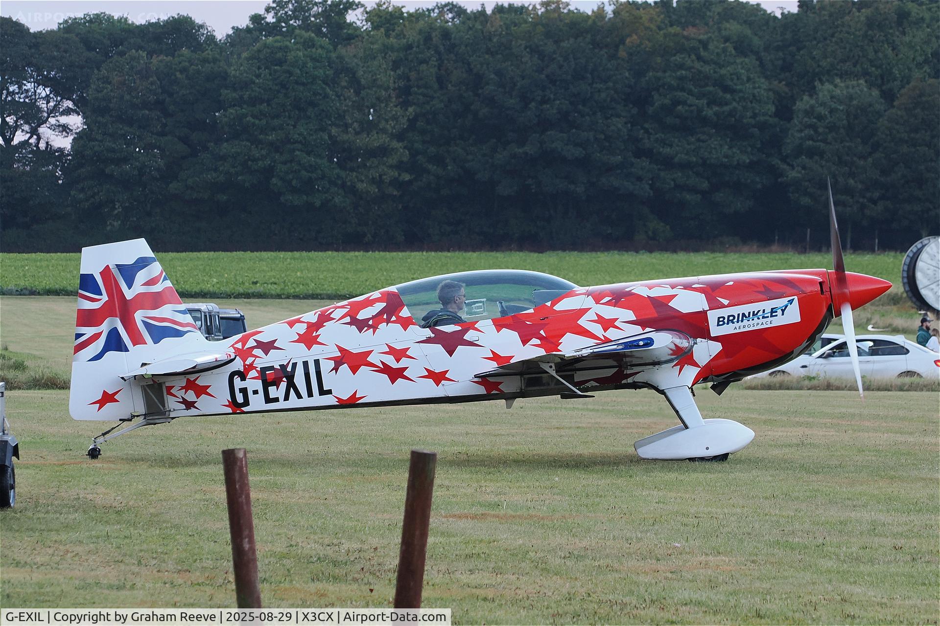 G-EXIL, 2010 Extra EA-300S C/N 1036, Just landed at Northrepps.
