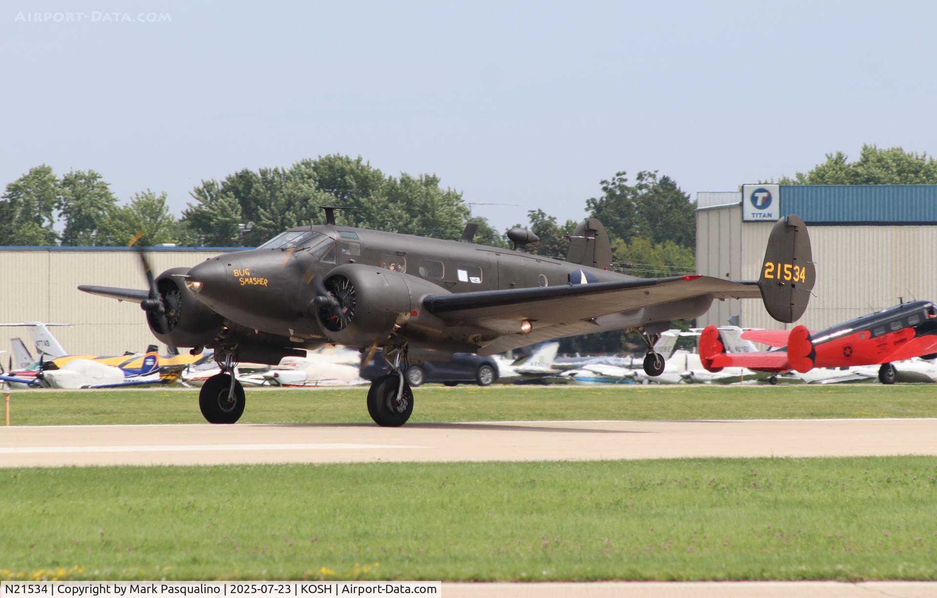 N21534, 1945 Beech 3TM C/N CA-134, Beech 3TM