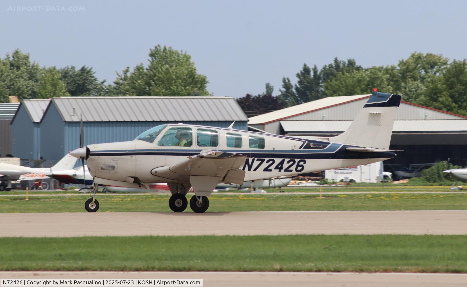 N72426, 1985 Beech A36 Bonanza 36 C/N E-2256, Beech A36