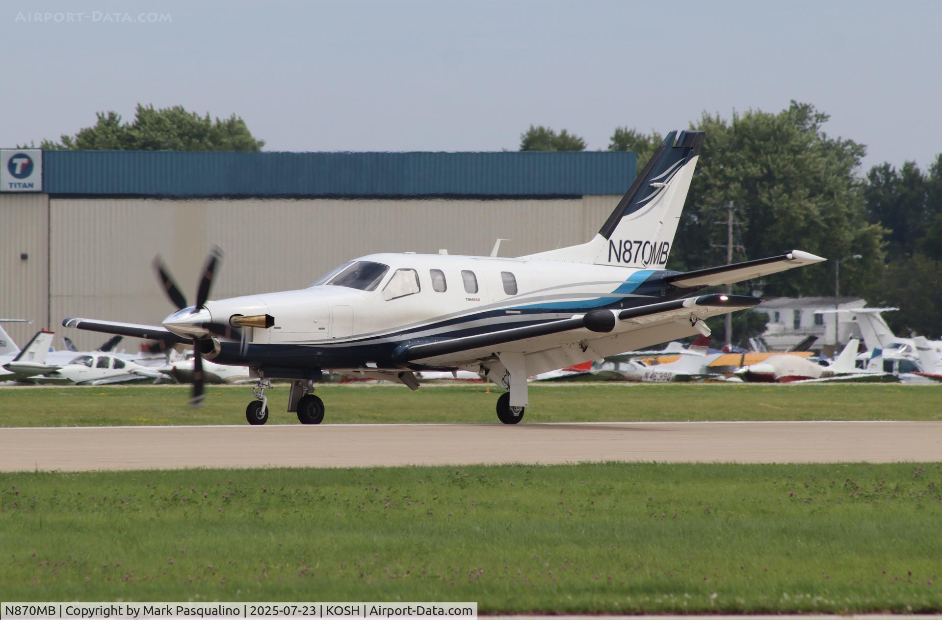 N870MB, 2009 Socata TBM-850 C/N 522, Socata TBM-850
