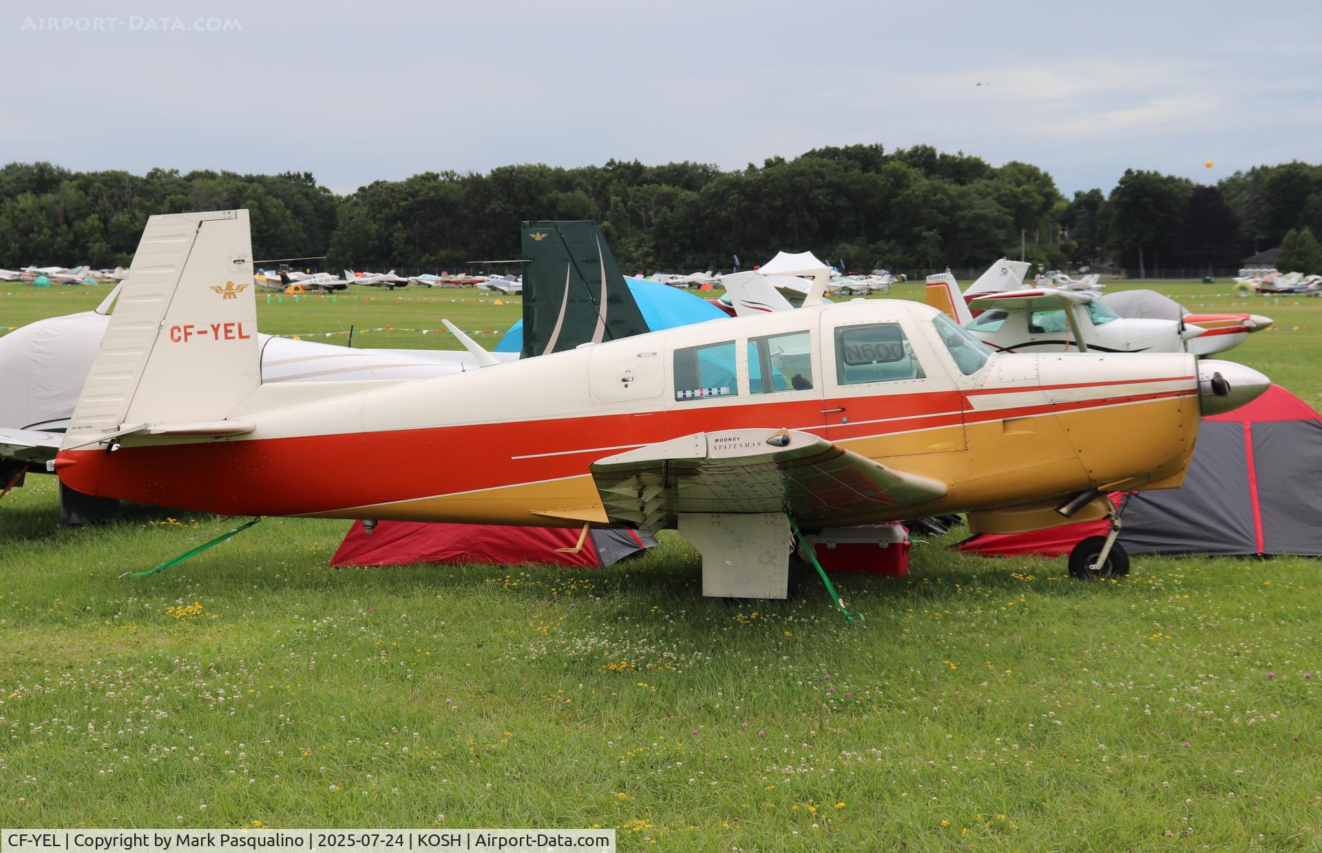 CF-YEL, 1969 Mooney M-20G Statesman C/N 690018, Mooney M20G