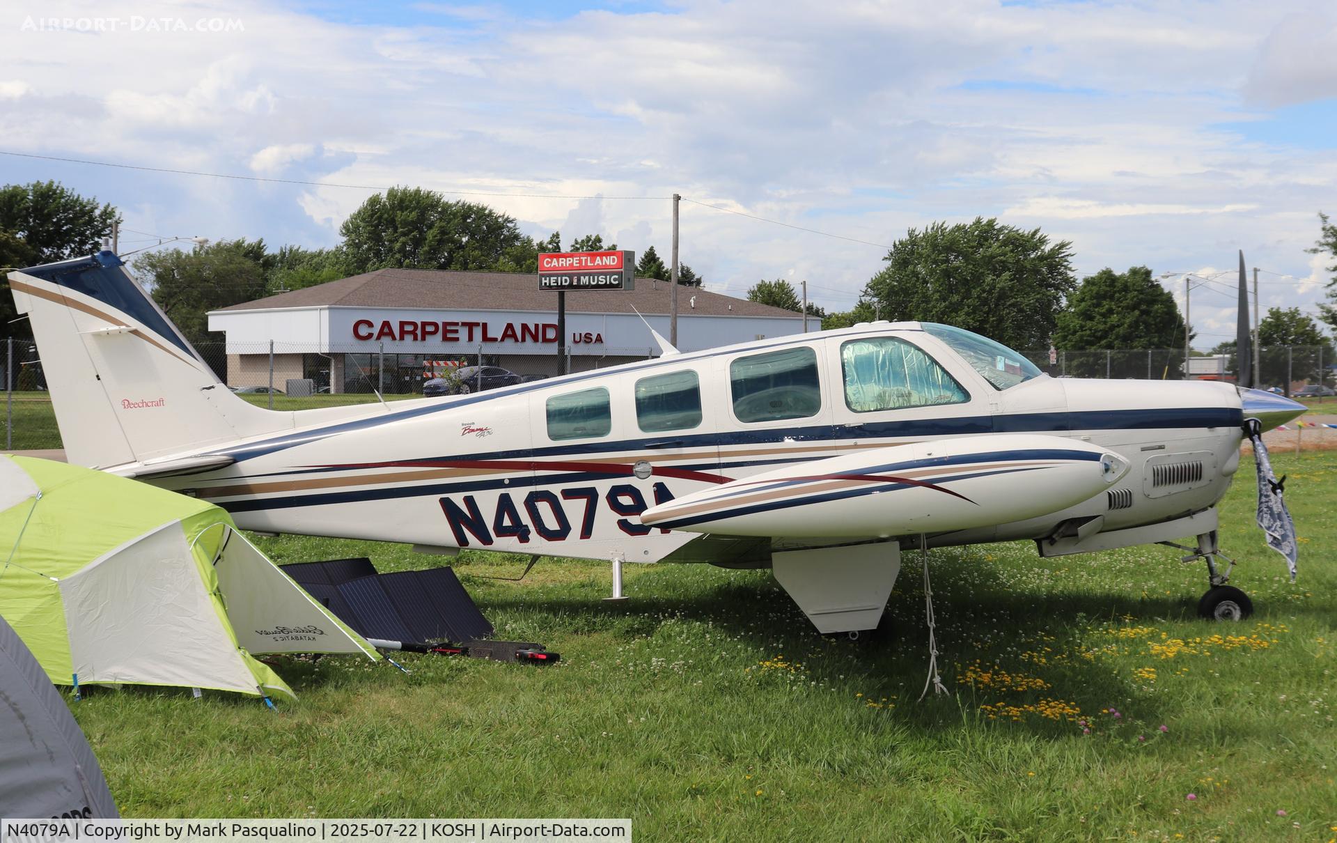 N4079A, 1999 Raytheon Aircraft Company A36 Bonanza C/N E-3279, Beech A36