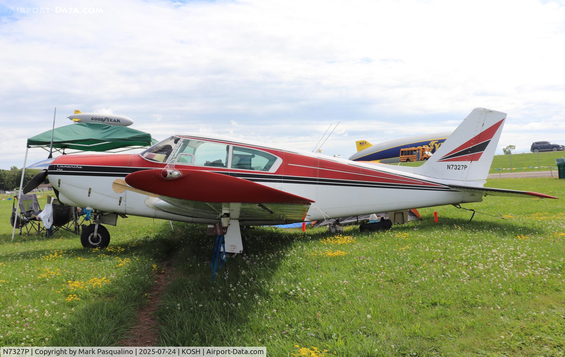 N7327P, 1961 Piper PA-24-250 Comanche C/N 24-2505, Piper PA-24-250