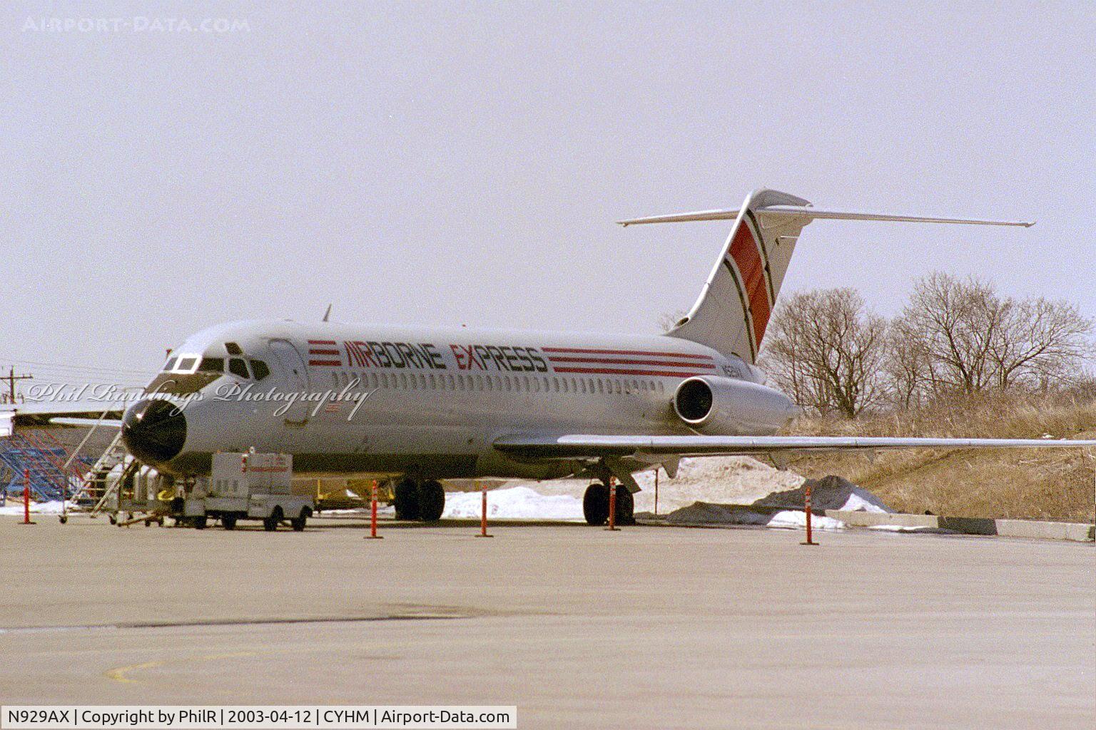 N929AX, 1968 Douglas DC-9-31 C/N 45874, N929AX 1968 Douglas DC9-31 Airborne Express Hamilton 