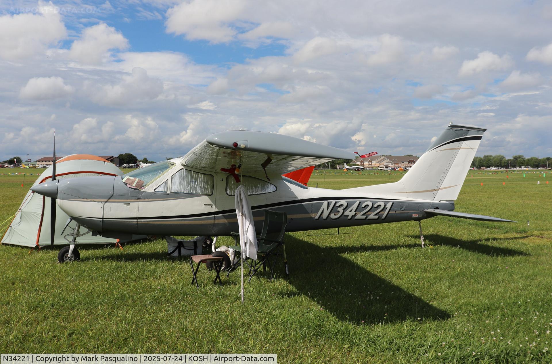 N34221, 1976 Cessna 177RG Cardinal C/N 177RG0985, Cessna 177RG