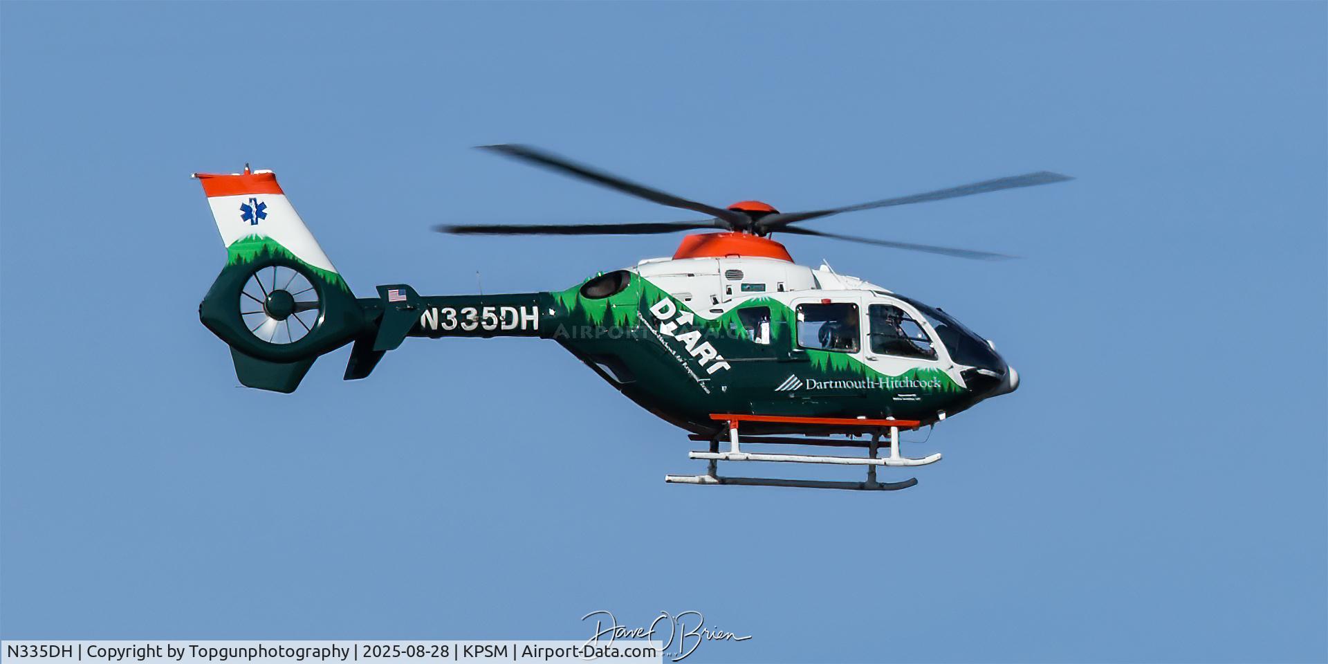 N335DH, 2010 Eurocopter EC-135P-2+ C/N 0913, Liftflight departs for Portsmouth Hospital