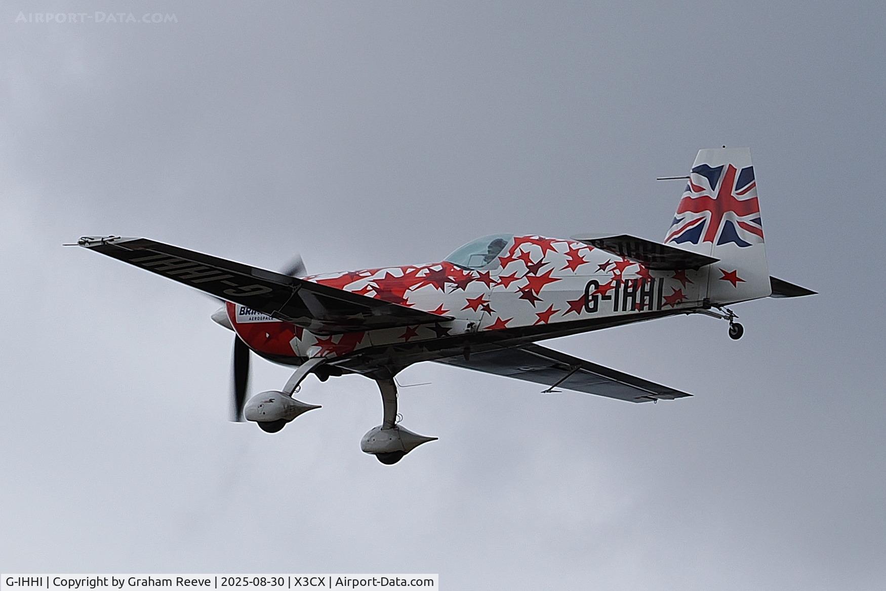 G-IHHI, 2016 Extra EA-300SC C/N SC060, Over head at Northrepps for a display at the Suffield Arms, Summer Festival.