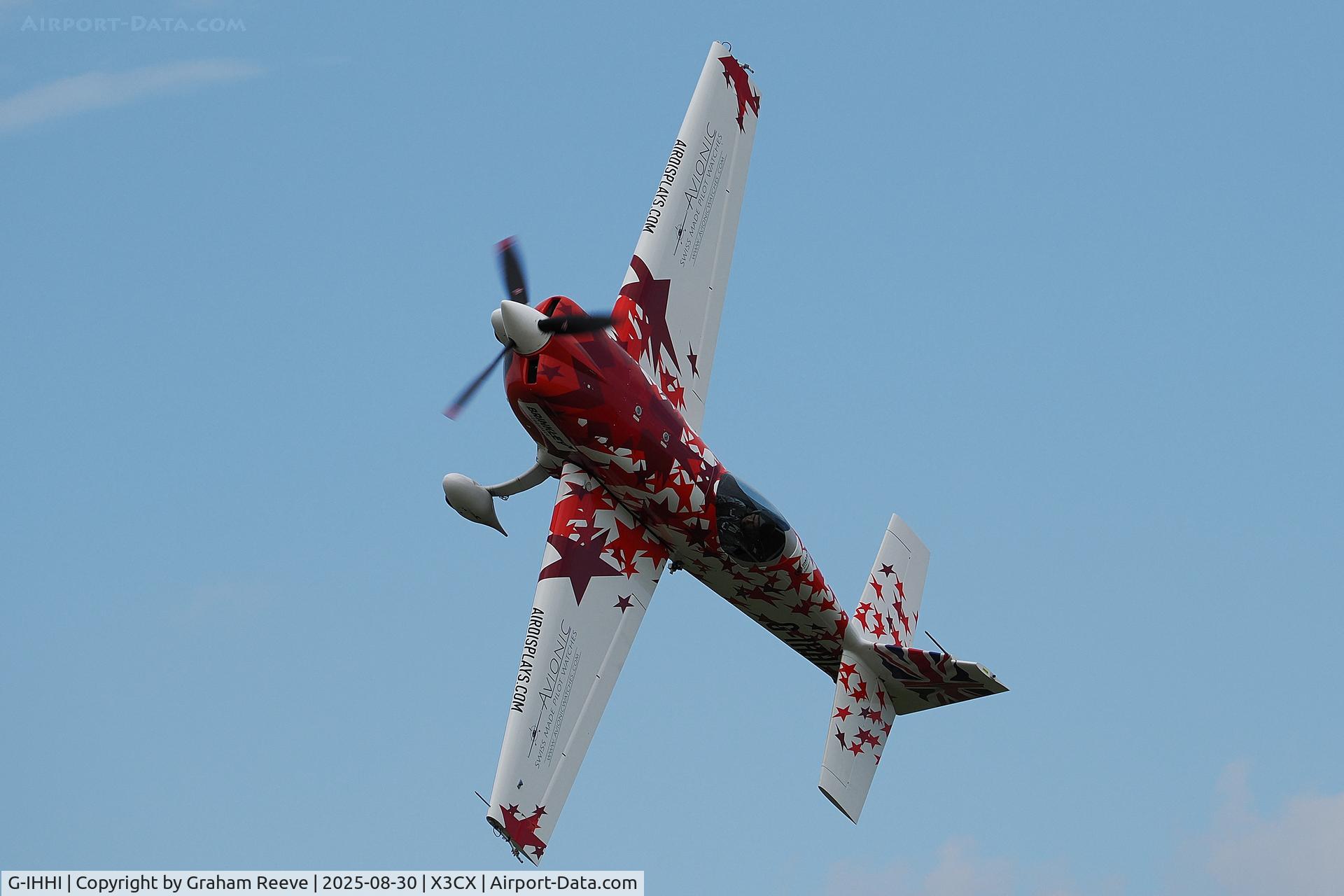 G-IHHI, 2016 Extra EA-300SC C/N SC060, Over head at Northrepps for a display at the Suffield Arms, Summer Festival.