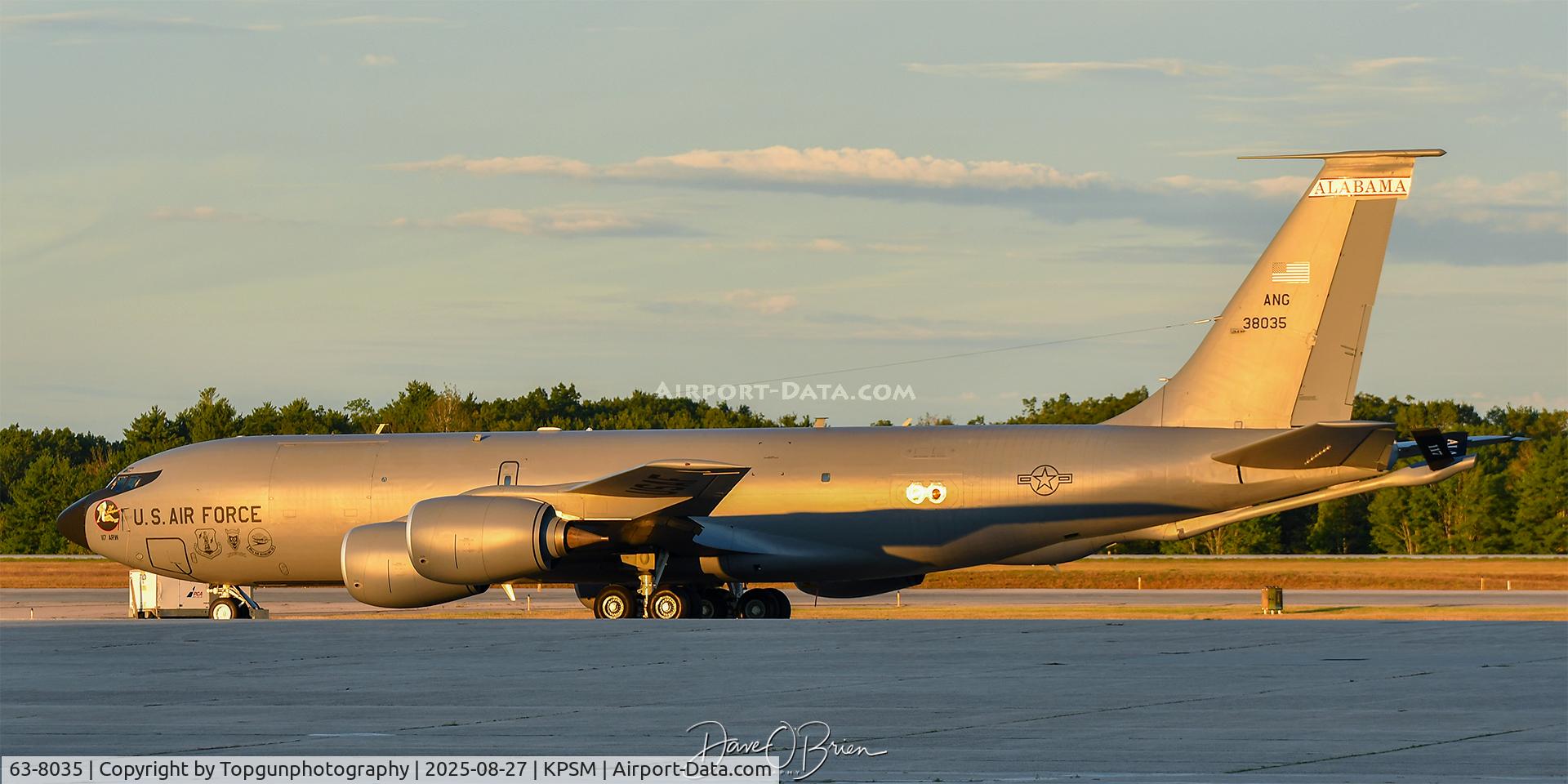 63-8035, 1963 Boeing KC-135R Stratotanker C/N 18652, 106th ARS	/ Birmingham ANGB, AL