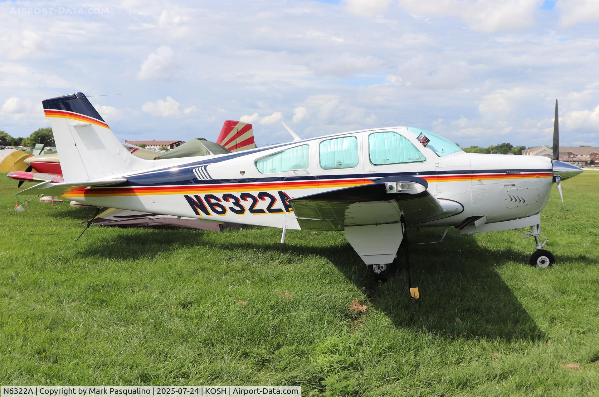 N6322A, 1982 Beech F33A Bonanza C/N CE-998, Beech F33A