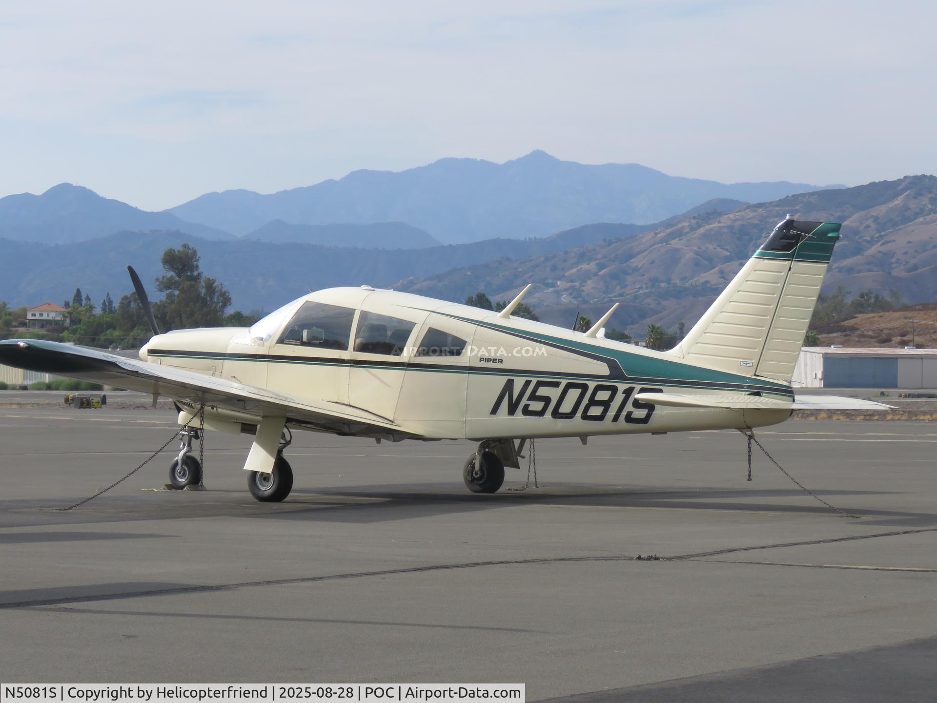 N5081S, 1971 Piper PA-28R-200 C/N 28R-7135081, Parked in transit parking
