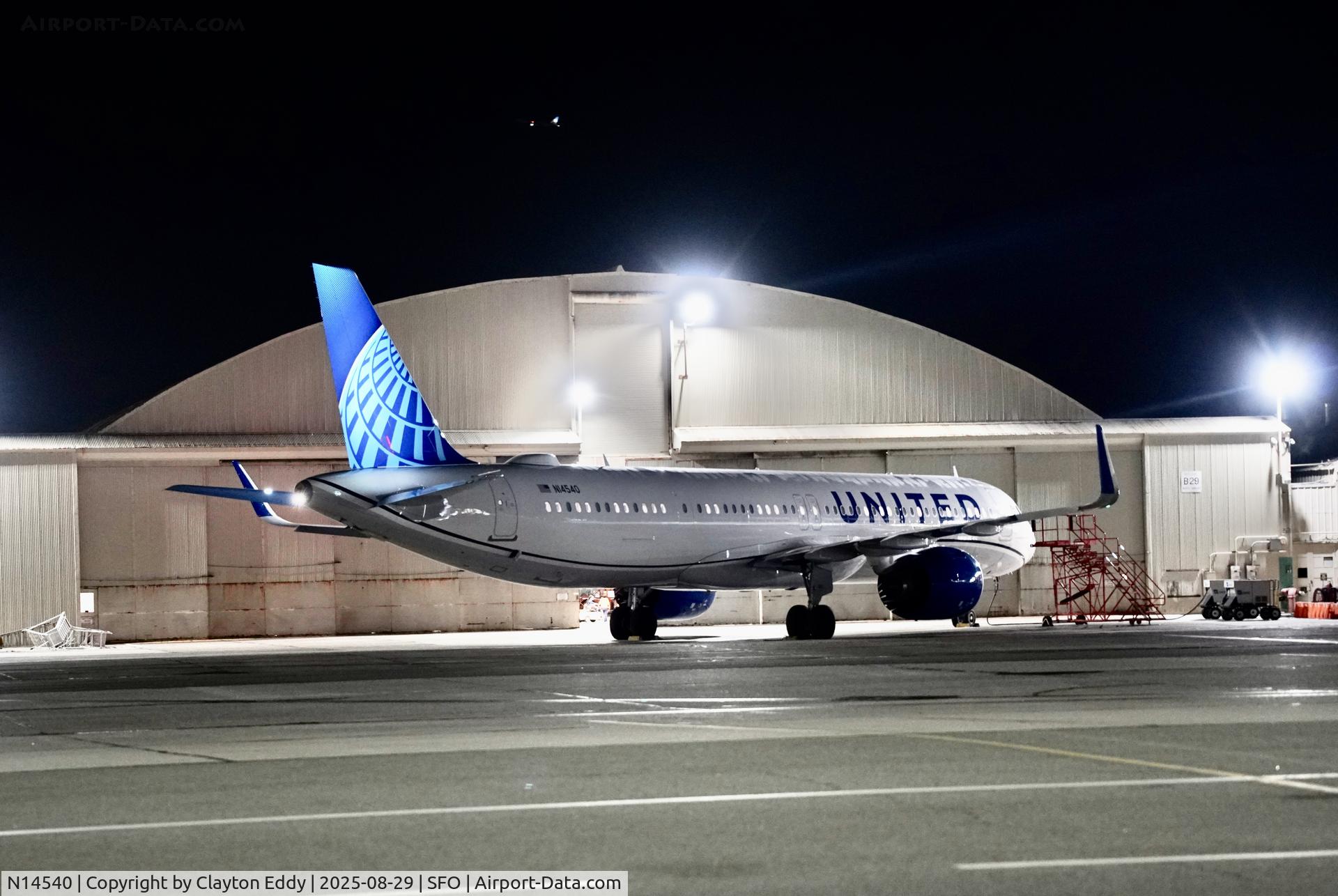 N14540, 2025 Airbus 321-271NX (NEO) C/N 12489, SfO 2025