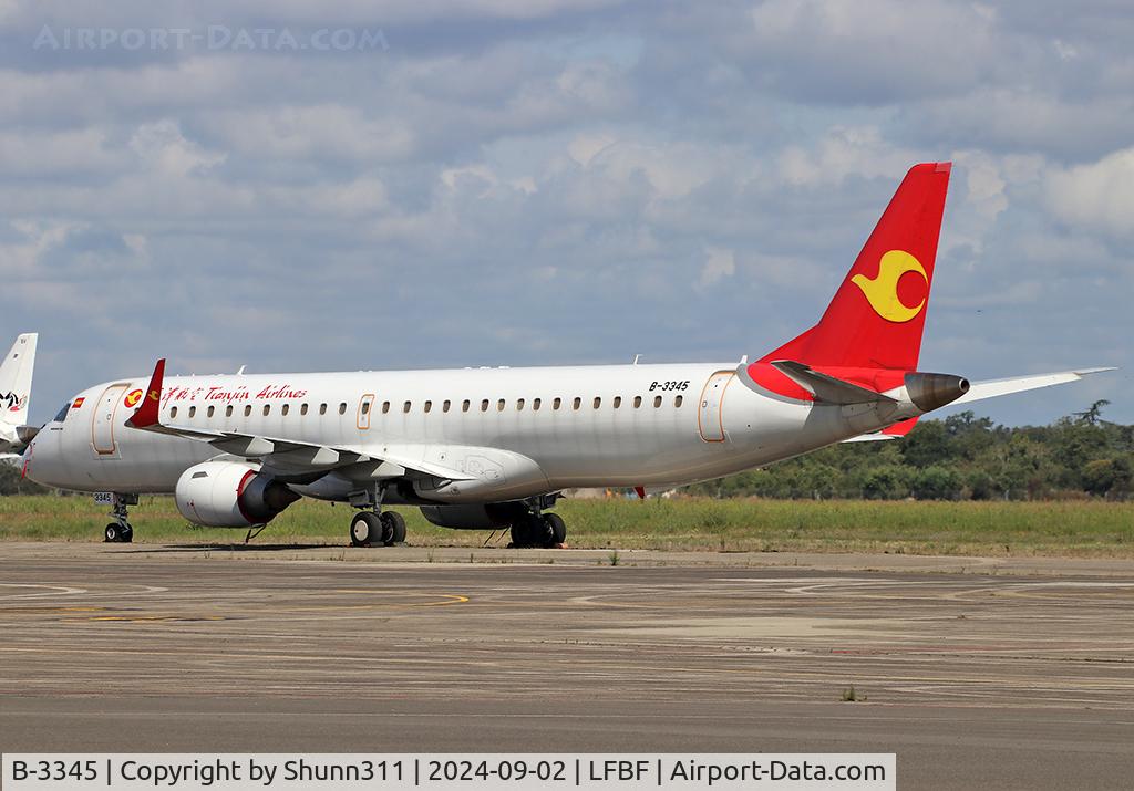 B-3345, 2018 Embraer ERJ-195LR (ERJ-190-200LR) C/N 19000752, Stored after returned to lessor...