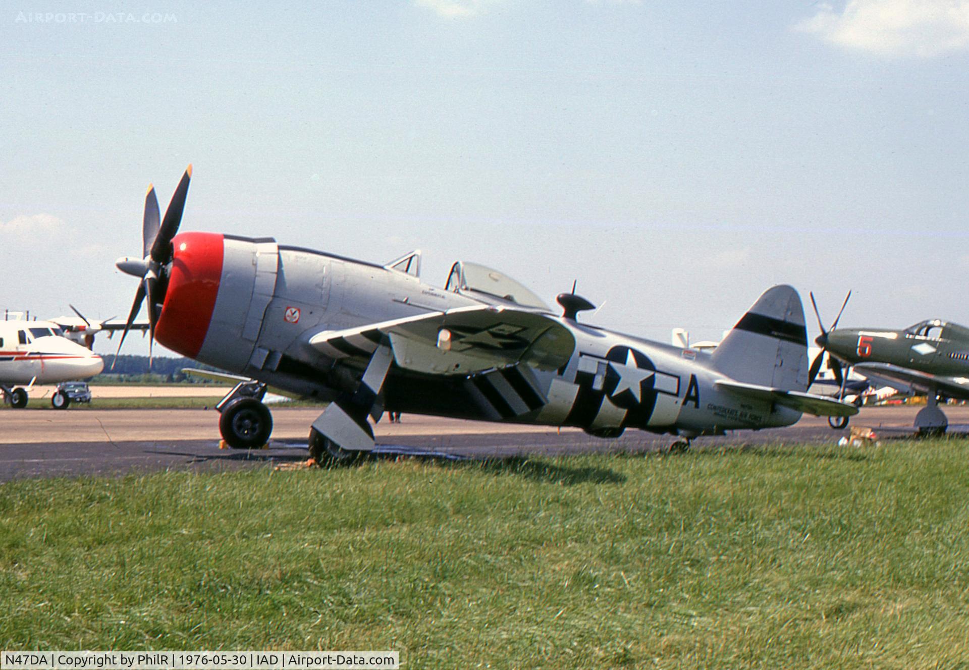 N47DA, 1944 Republic P-47D Thunderbolt C/N 399-55616, N47DA 1944 Republic P-47D Thunderbolt CAF  Transpo 72