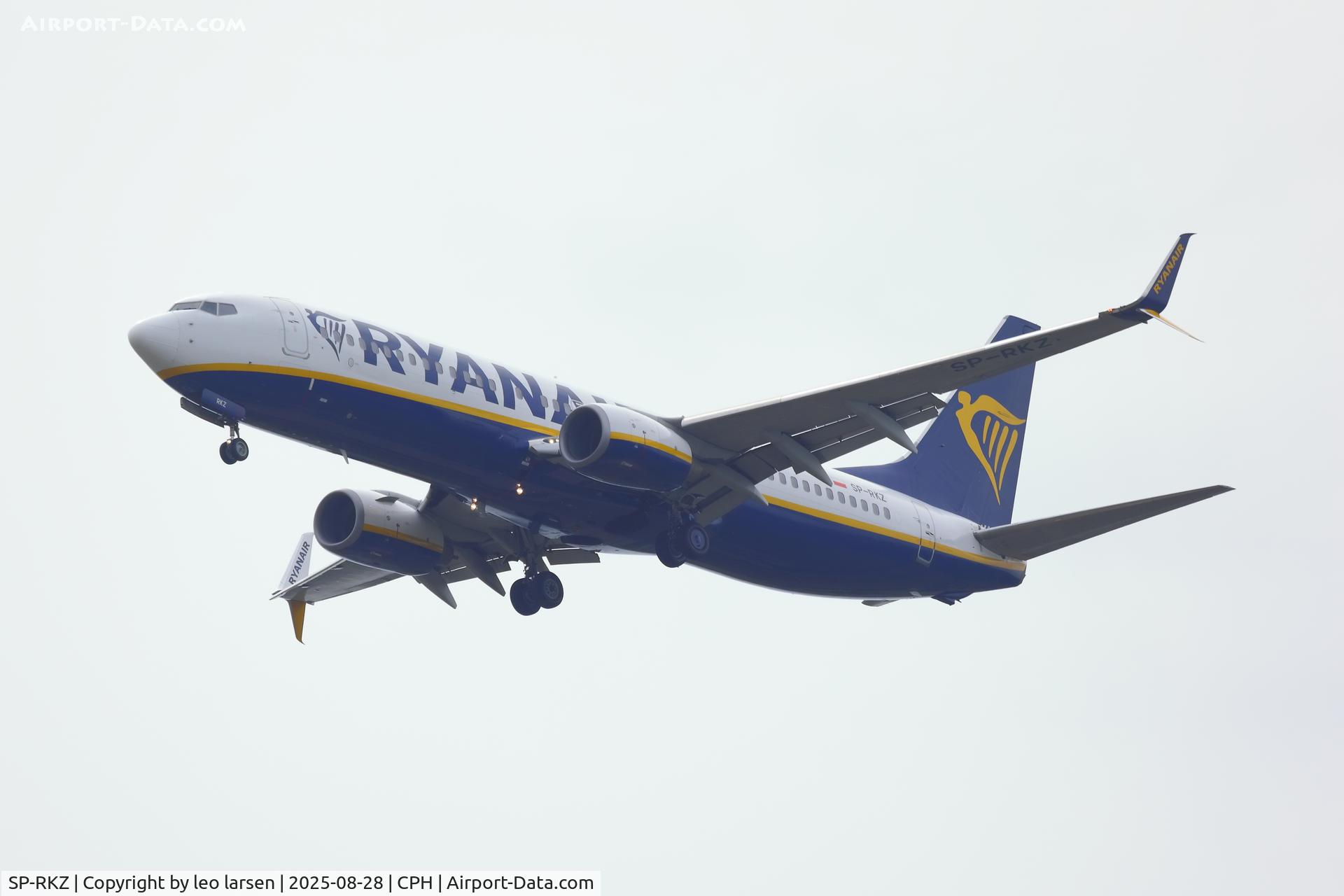 SP-RKZ, 2011 Boeing 737-8AS C/N 34987, Copenhagen 28.8.2025-