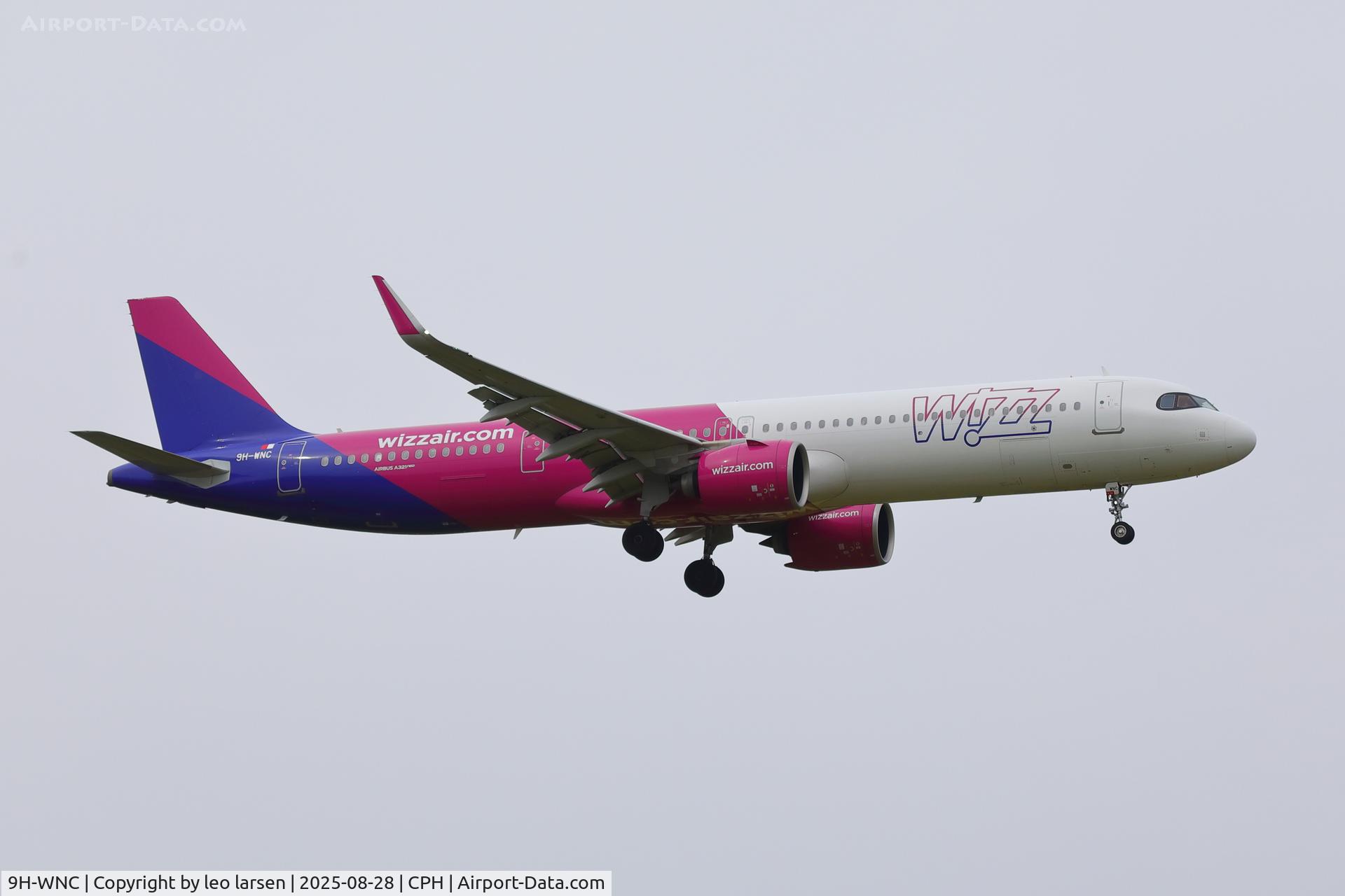 9H-WNC, 2023 Airbus 321-271NX C/N 11738, Copenhagen 28.8.2025