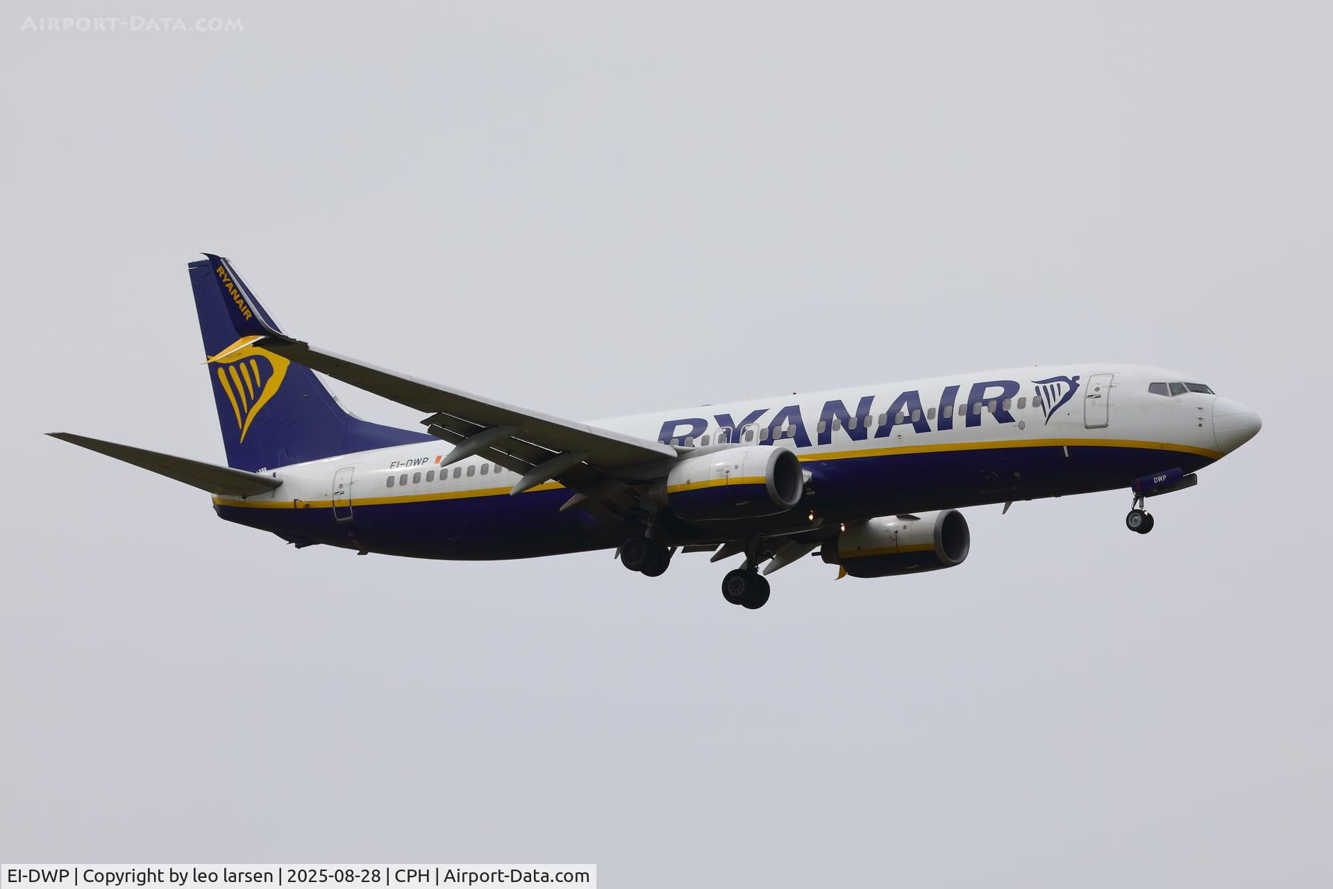 EI-DWP, 2007 Boeing 737-8AS C/N 36082, Copenhagen 28.8.2025-