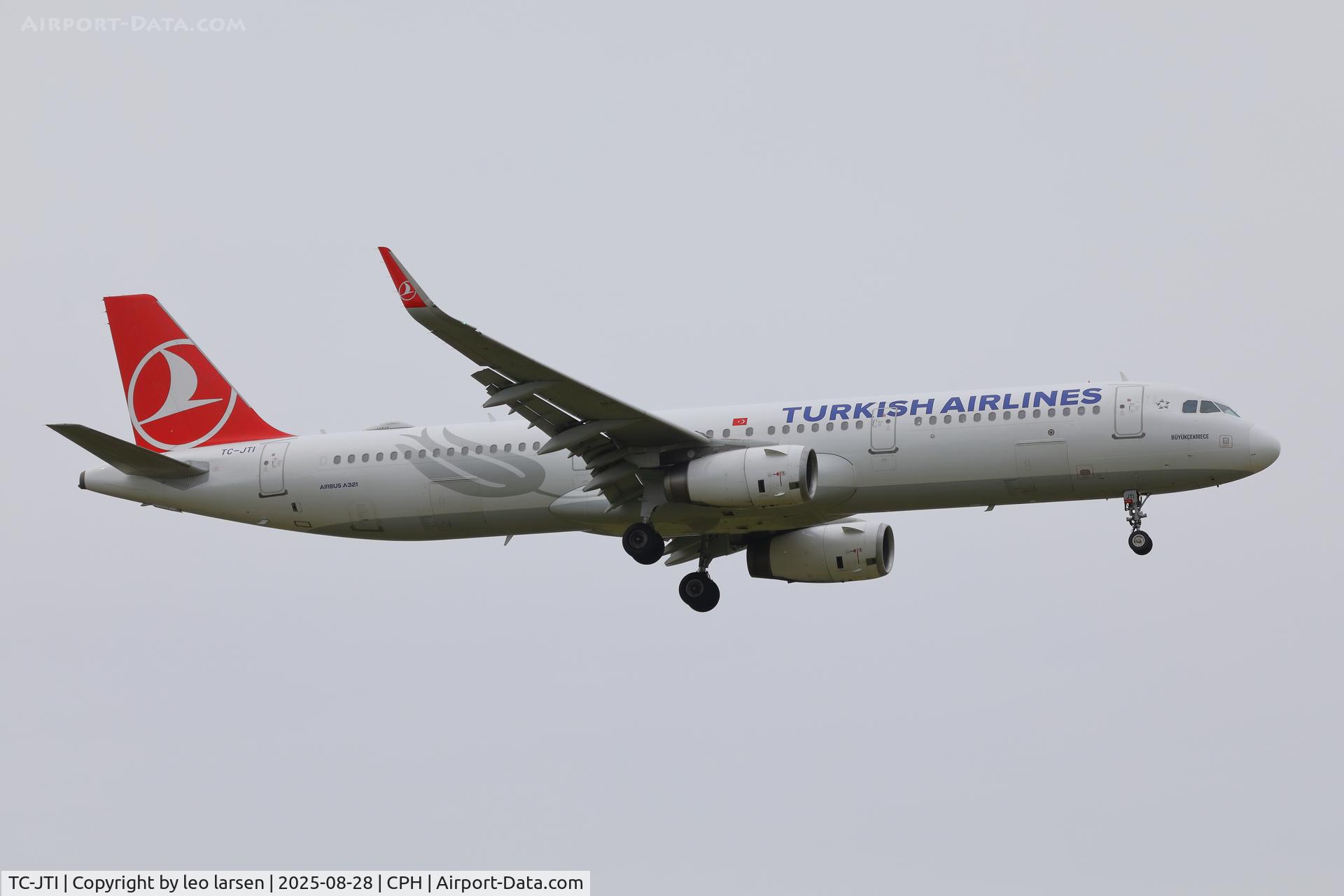 TC-JTI, 2016 Airbus A321-231 C/N 7089, Copenhagen 28.8.2025