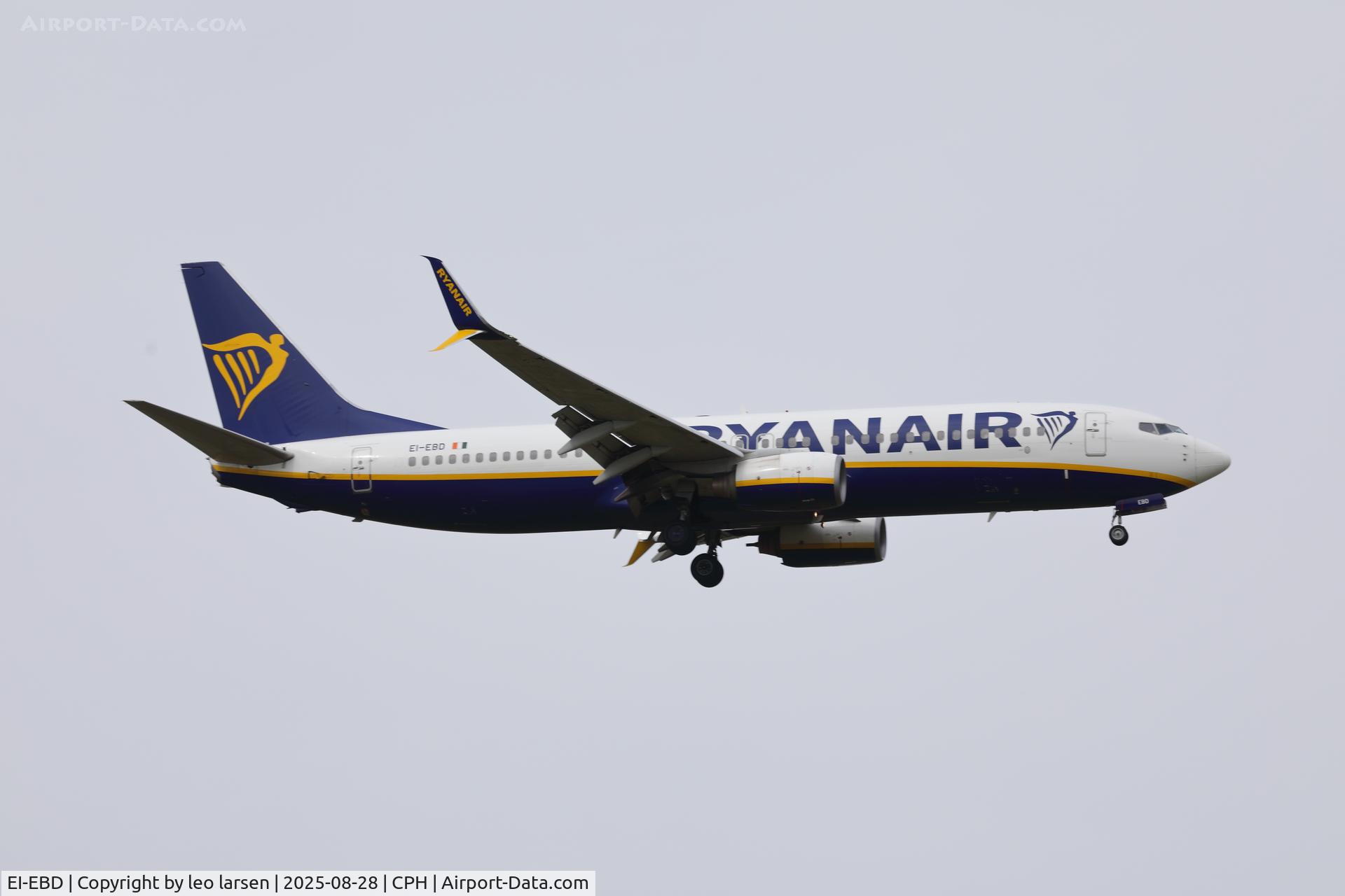 EI-EBD, 2009 Boeing 737-8AS C/N 37522, Copenhagen 28.8.2025