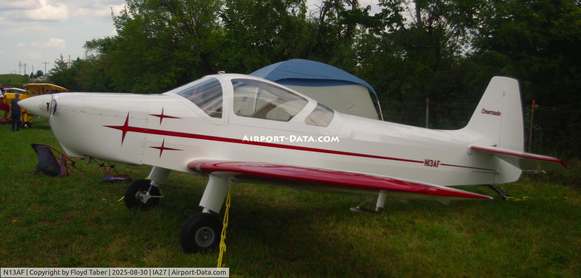 N13AF, 1975 Piel CP-311A Emeraude C/N 1364, Attending Blakesburg 2025