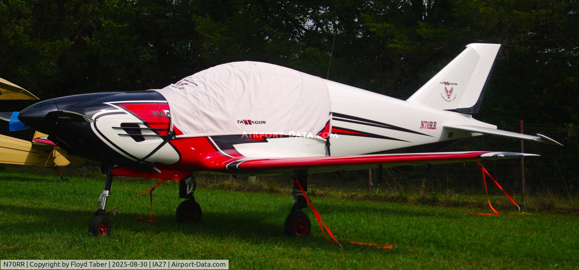 N70RR, 2019 Pelegrin Tarragon C/N T201707007, Sleek looking homebuilt