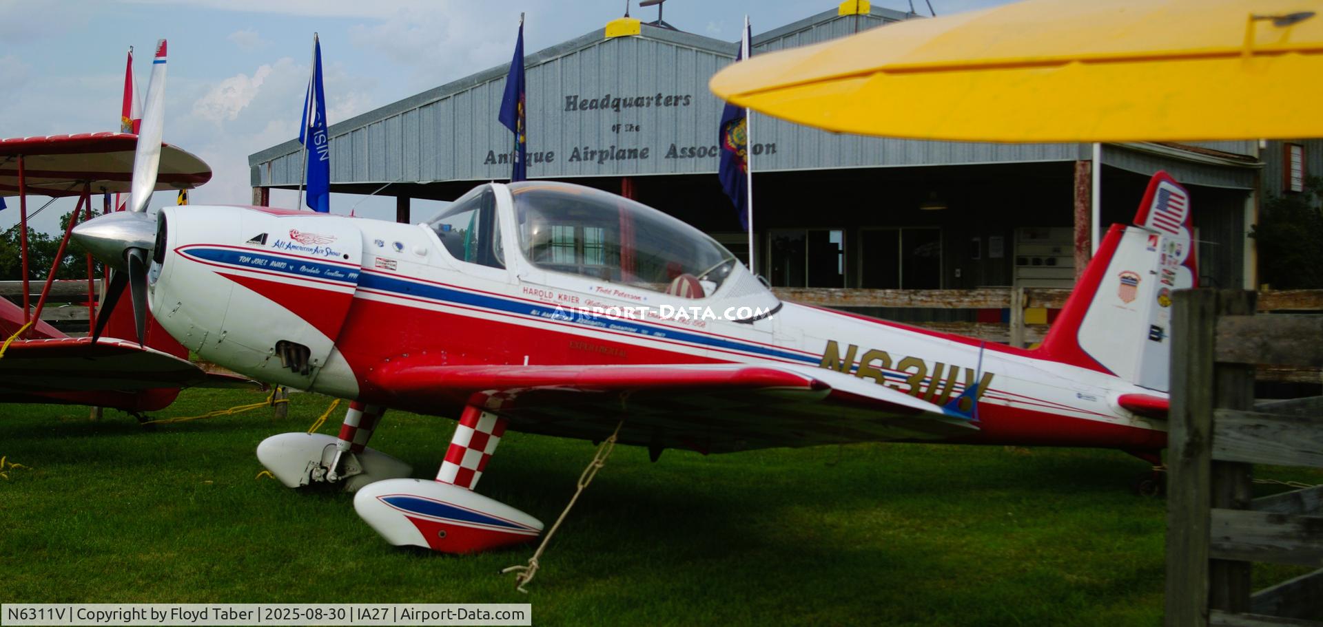 N6311V, 1956 De Havilland Canada DHC-1B-2 C/N 175, The Annual Blakesburg Iowa 2025 Fly In