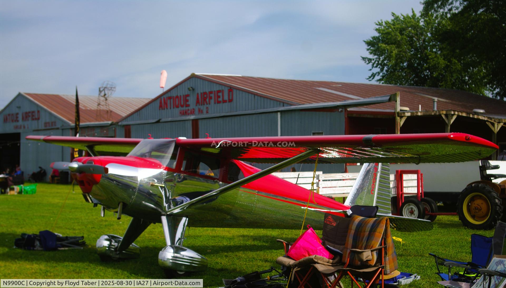 N9900C, 1956 Silvaire 8F C/N S-1, The Annual Blakesburg Iowa 2025 Fly In