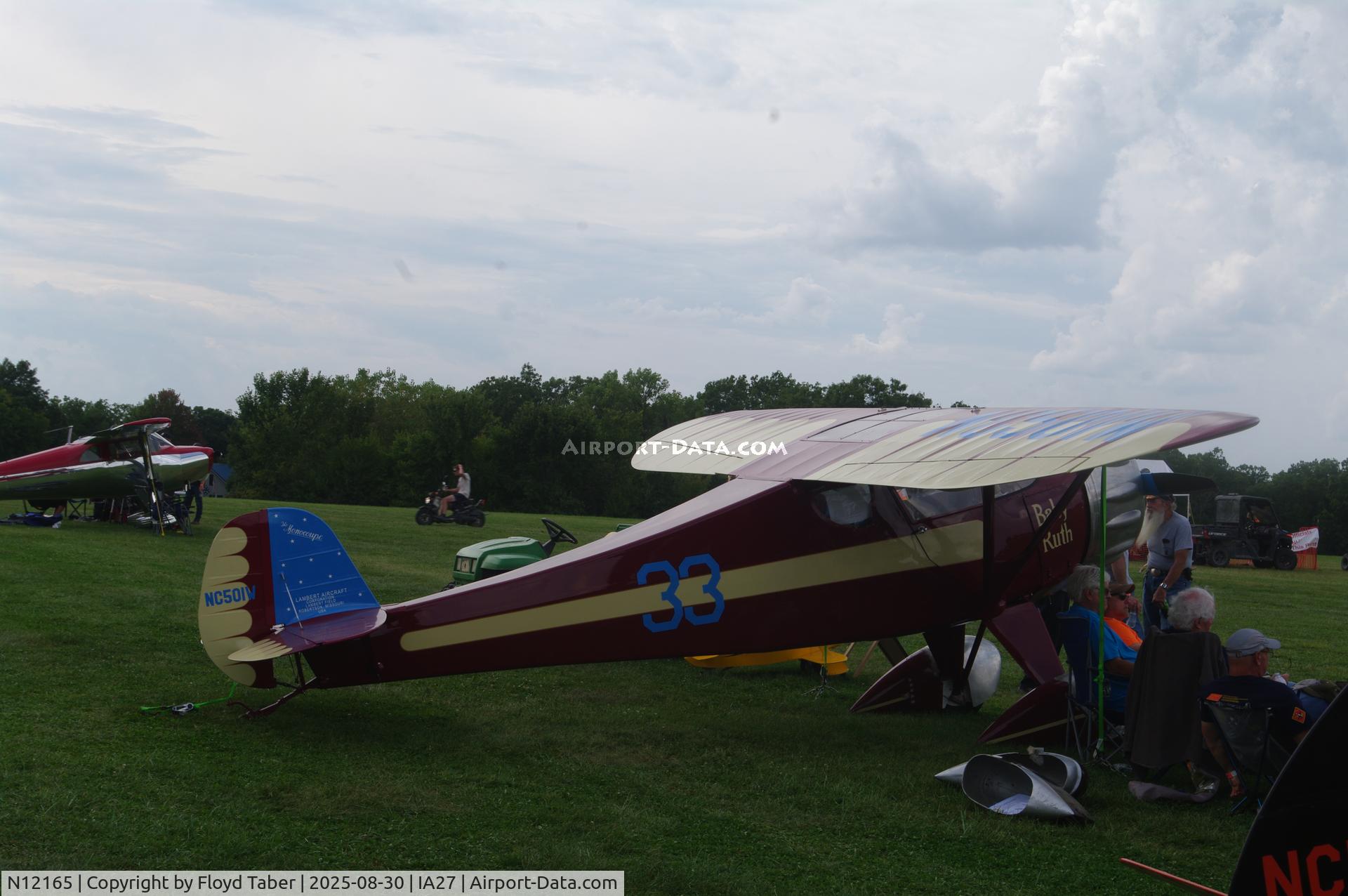 N12165, 1931 Stinson JR. S C/N 8074, The Annual Blakesburg Iowa 2025 Fly In