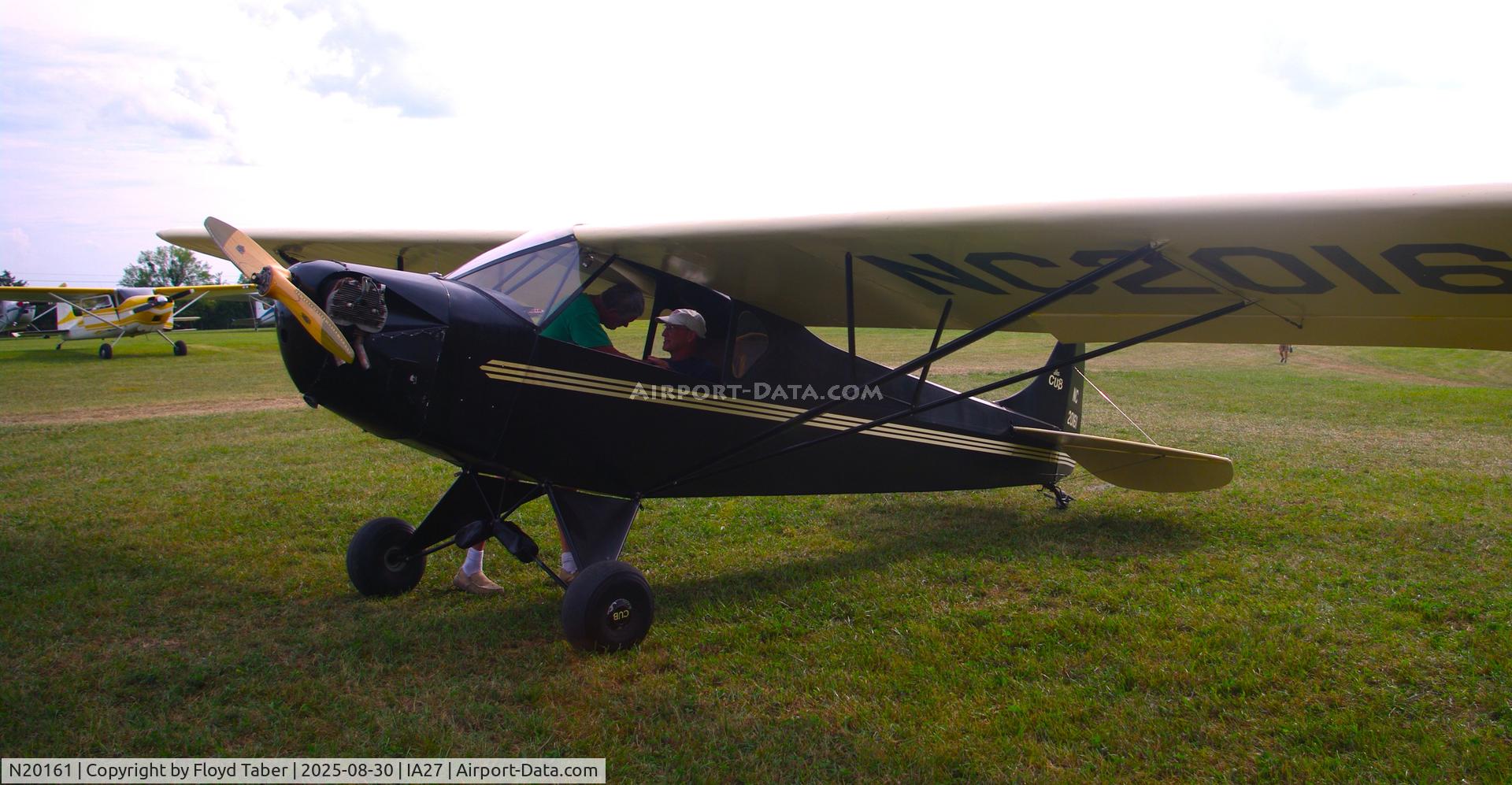 N20161, 1938 Piper J-2 C/N 1961, The Annual Blakesburg Iowa 2025 Fly In
