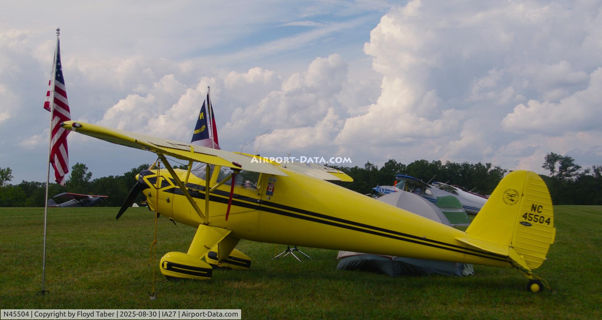 N45504, 1946 Luscombe 8A C/N 2031, The Annual Blakesburg Iowa 2025 Fly In