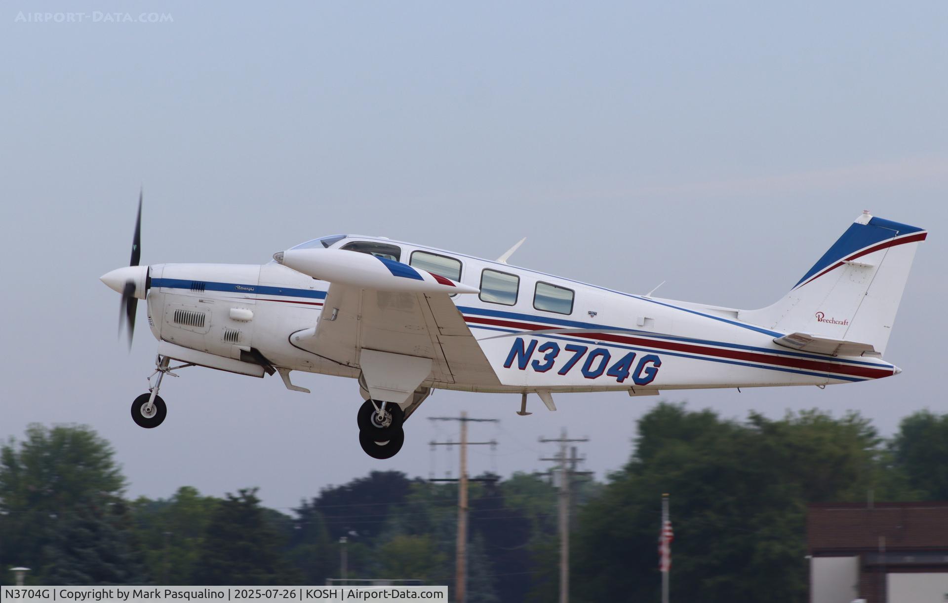 N3704G, 1980 Beech A36TC Bonanza 36 C/N EA-145, Beech A36TC