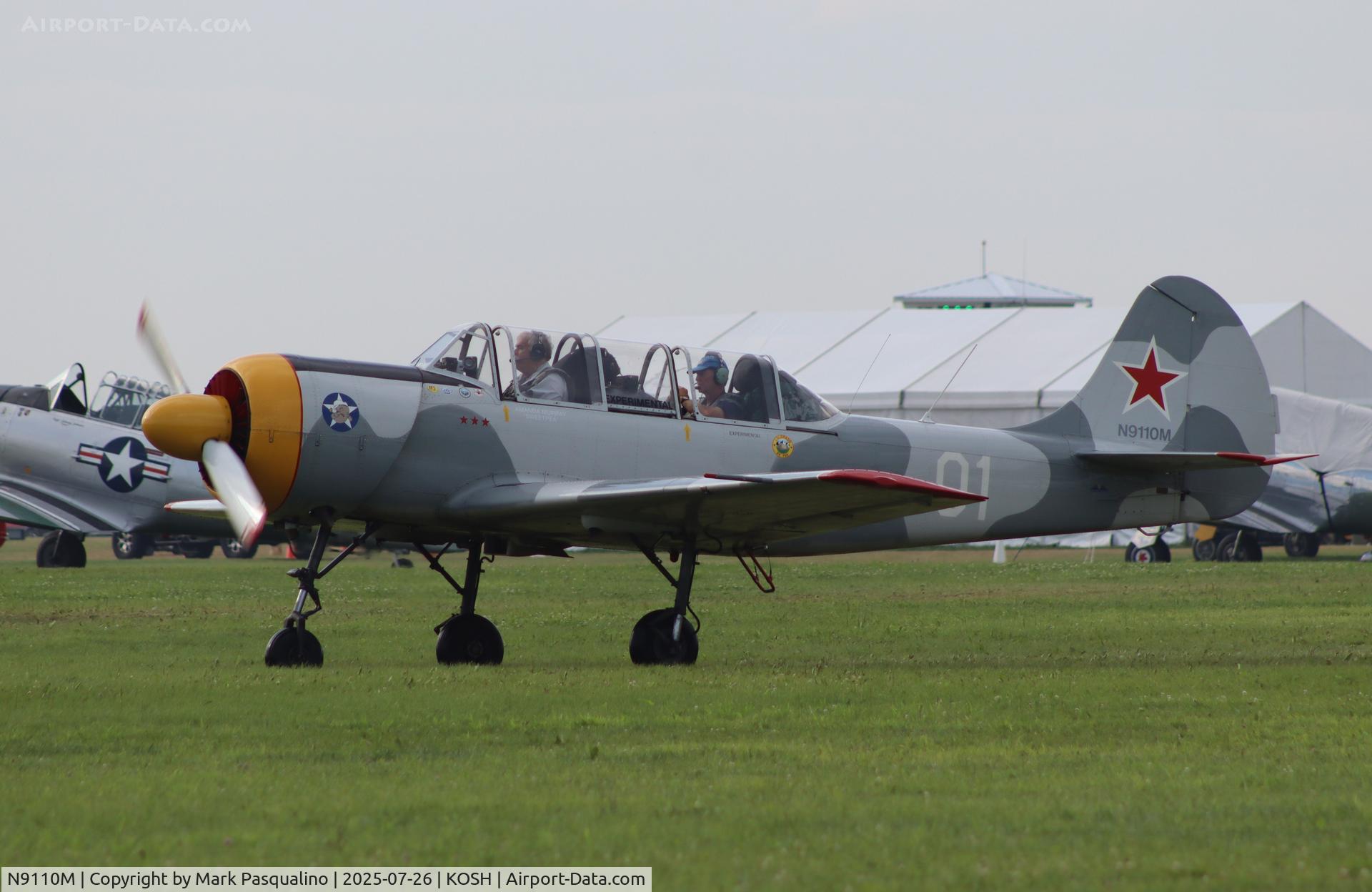 N9110M, 1986 Yakovlev Yak-52 C/N 866112, Yak-52