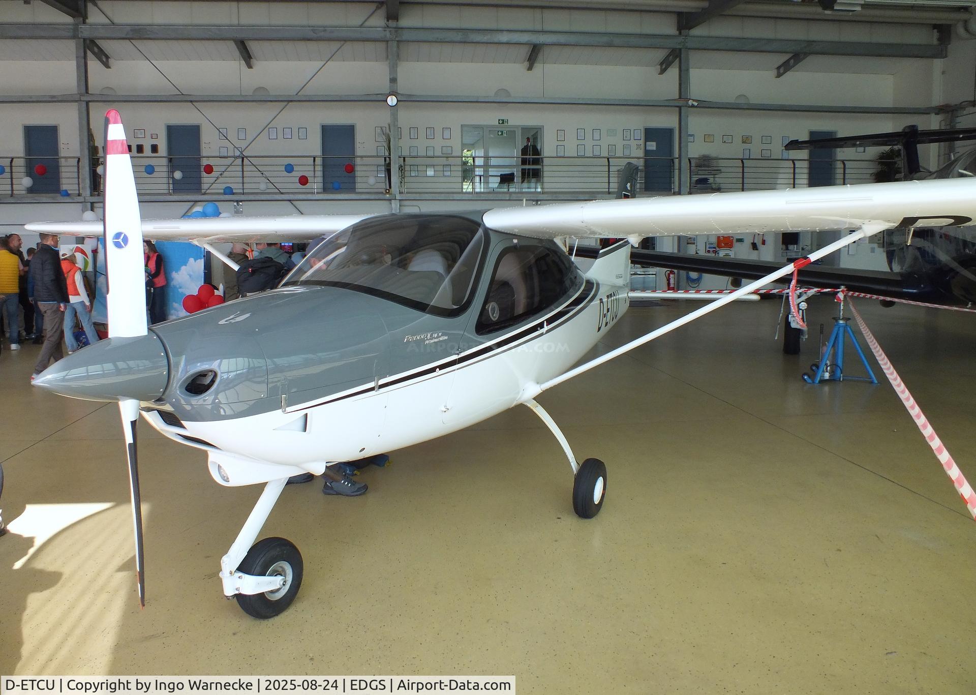 D-ETCU, Tecnam P-2008JC MK.II C/N 1277, Tecnam P2008 JC Mk II at the 2025 Flughafenfest (airport open day) at Siegerlandflughafen (Siegerland airport), Burbach