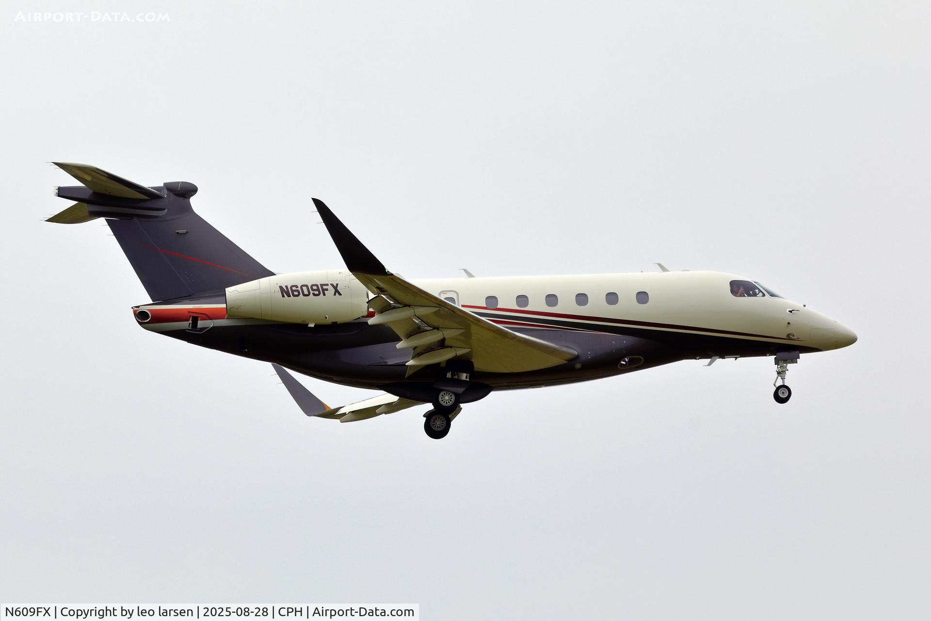 N609FX, 2024 Embraer SA EMB-550 Praetor 600 C/N 55020210, Copenhagen 28.8.2025